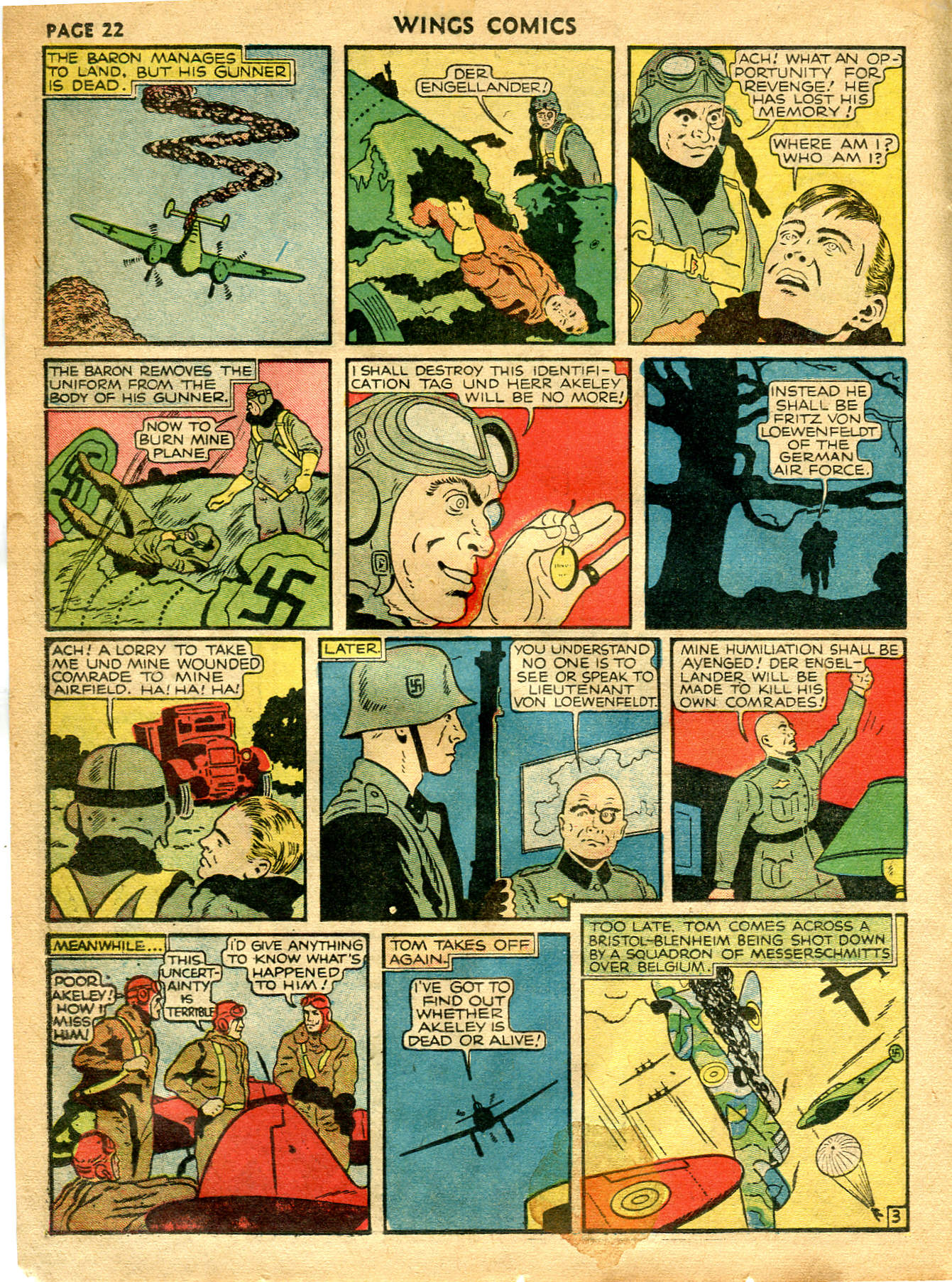 Read online Wings Comics comic -  Issue #5 - 24