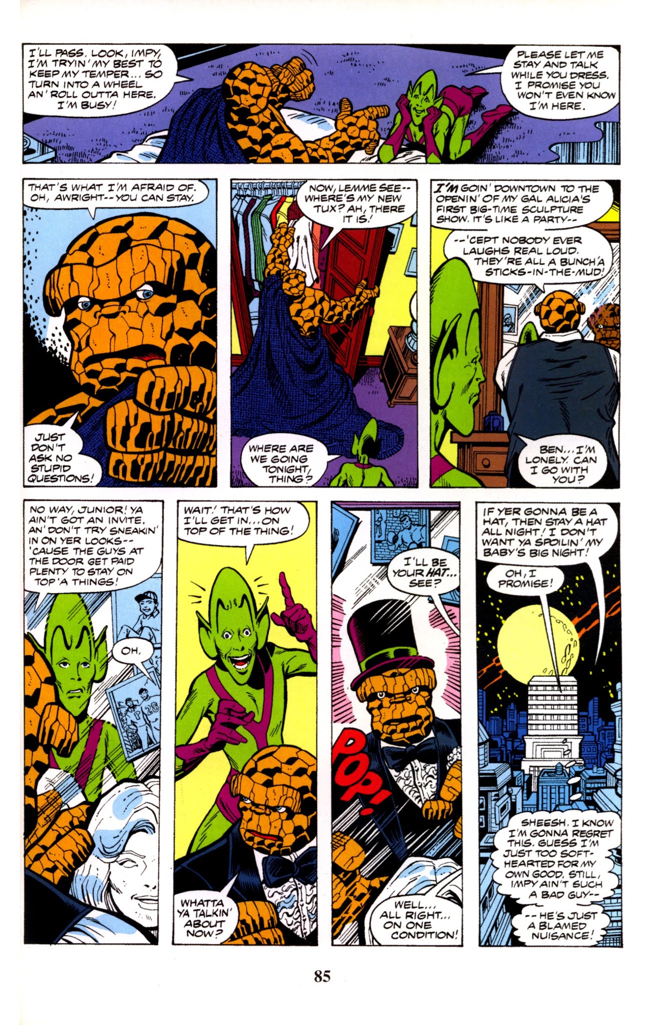 Read online Fantastic Four Visionaries: George Perez comic -  Issue # TPB 2 (Part 1) - 85