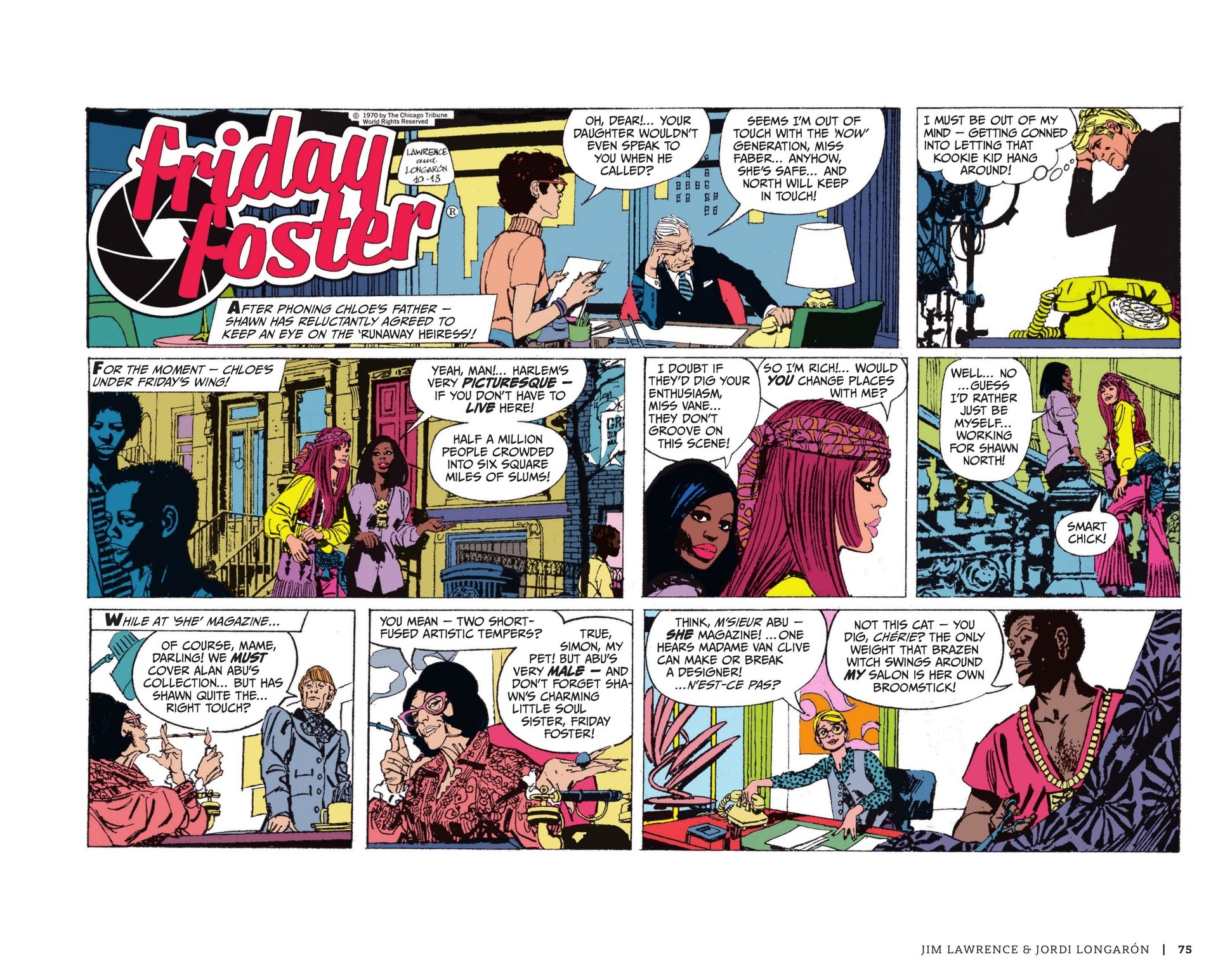 Read online Friday Foster: The Sunday Strips comic -  Issue # TPB (Part 1) - 76