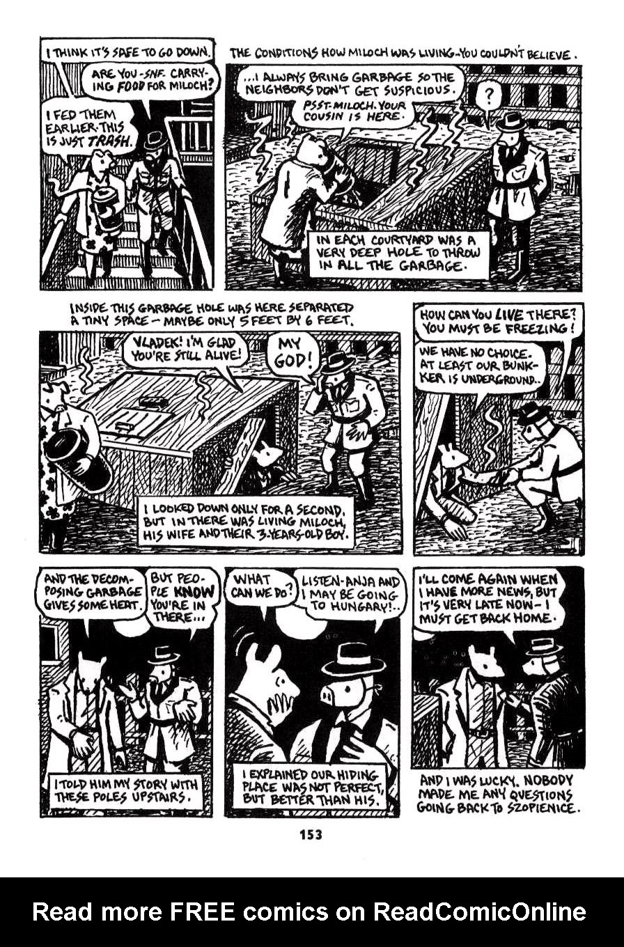 Read online Maus: A Survivor's Tale comic -  Issue # TPB 1 - 145