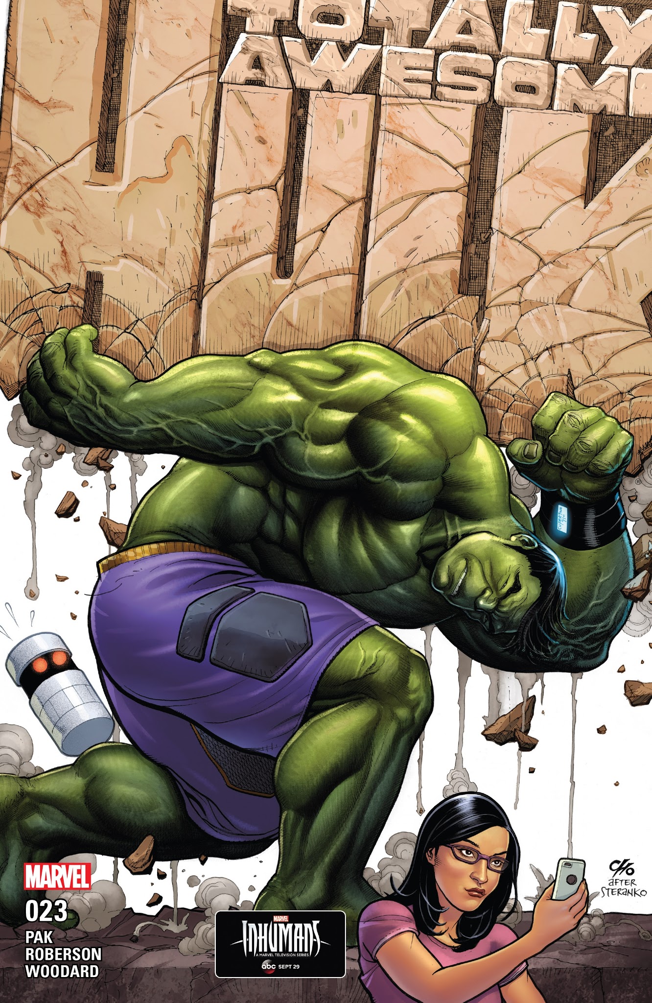 Read online Totally Awesome Hulk comic -  Issue #23 - 1