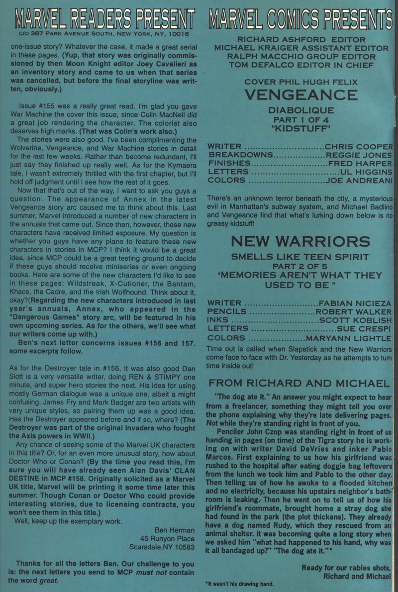 Read online Marvel Comics Presents (1988) comic -  Issue #160 - 19