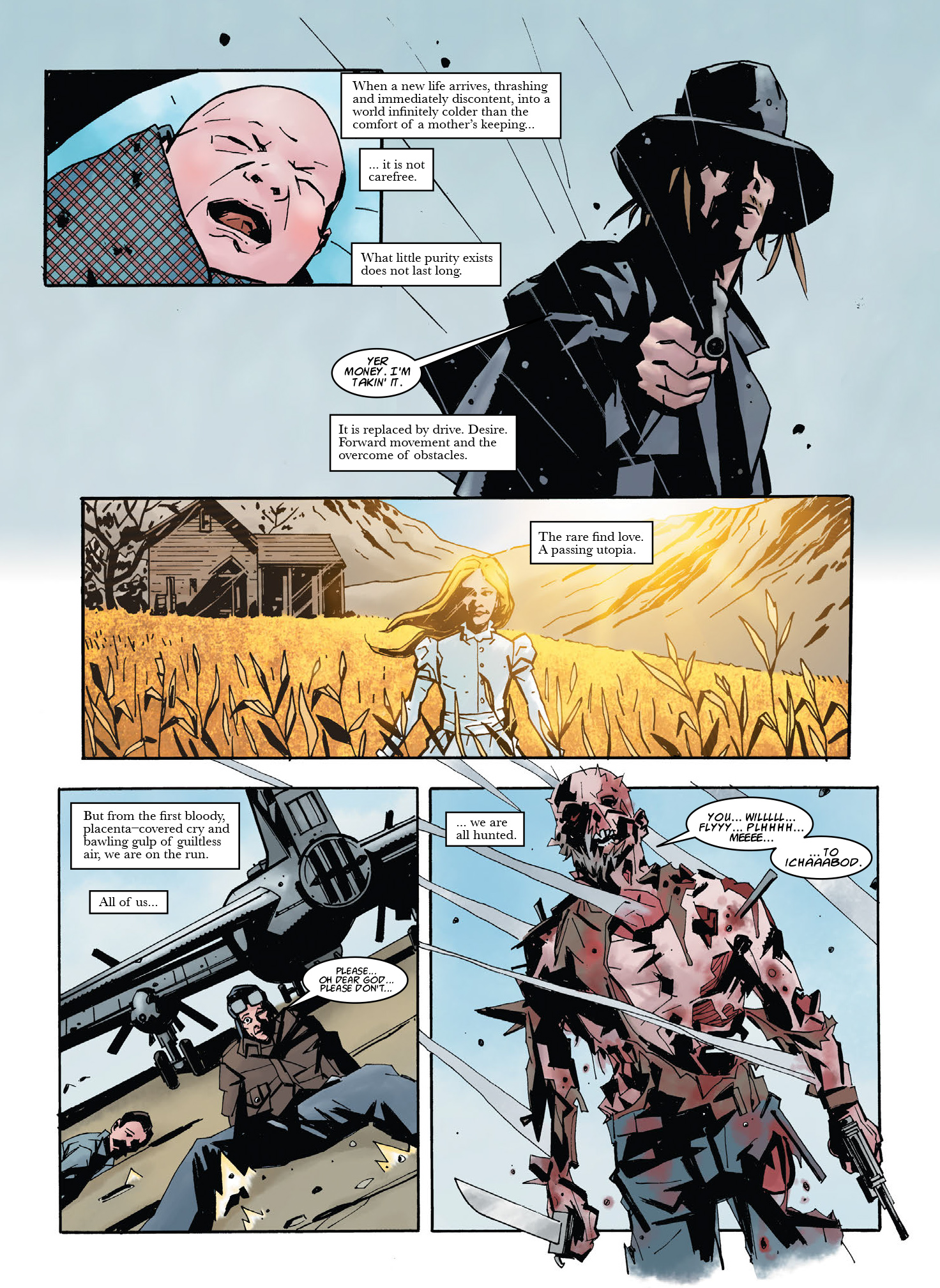 Read online The Grievous Journey of Ichabod Azrael (and the DEAD LEFT in His WAKE) comic -  Issue # TPB - 109