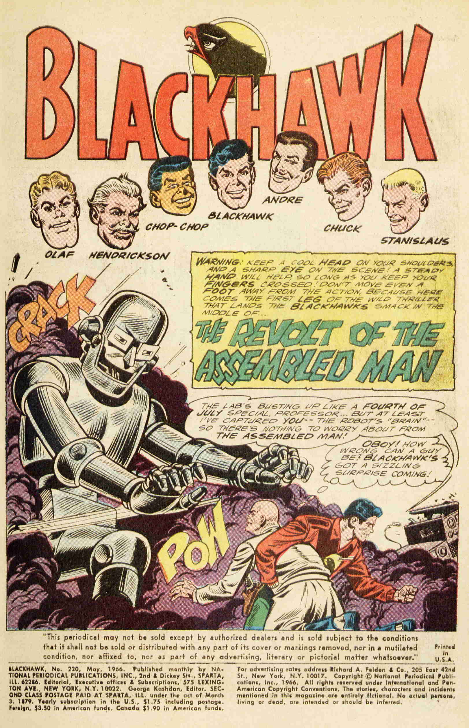 Blackhawk (1957) Issue #220 #113 - English 2