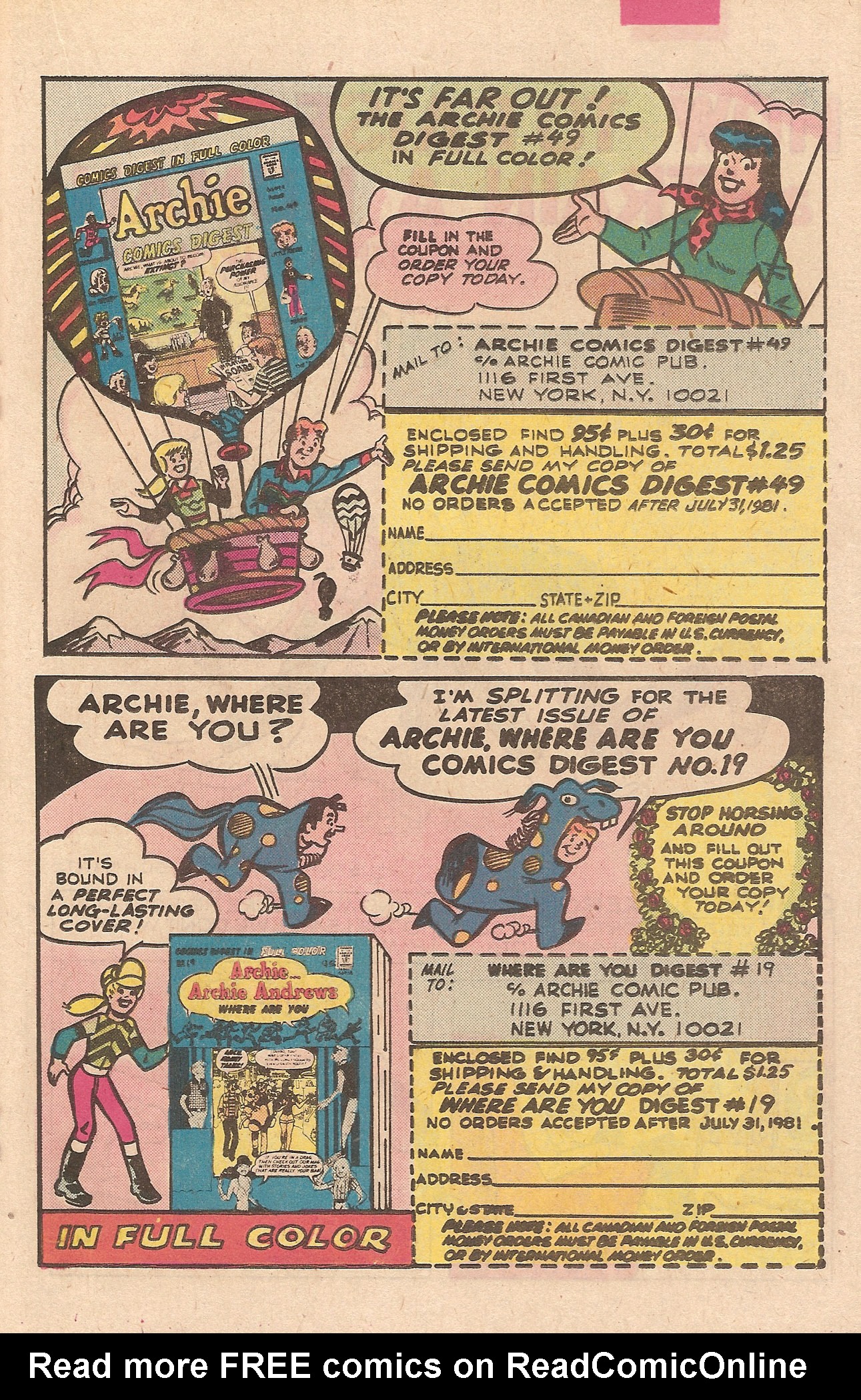 Read online Jughead (1965) comic -  Issue #314 - 19