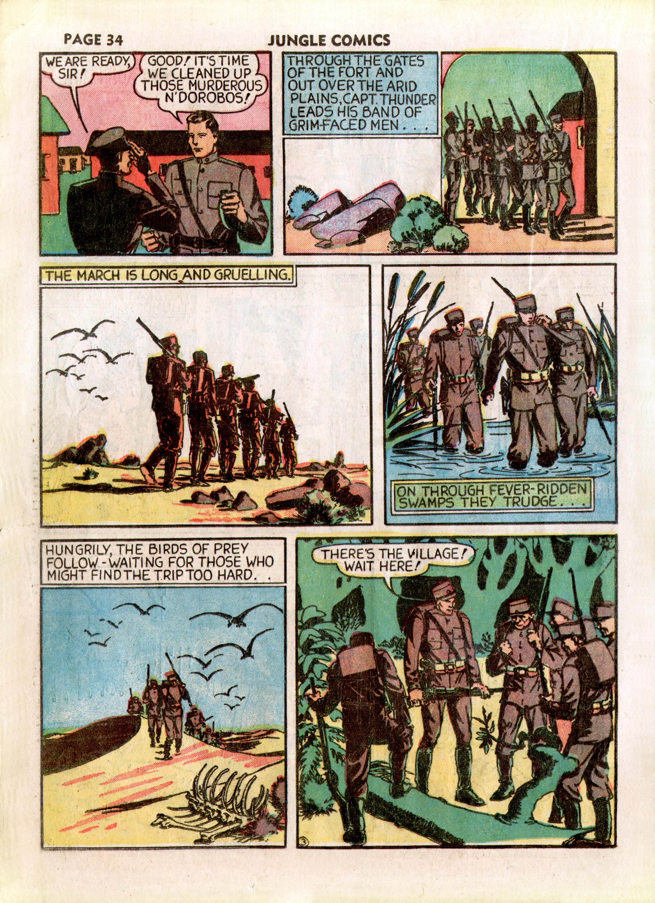 Read online Jungle Comics comic -  Issue #3 - 36