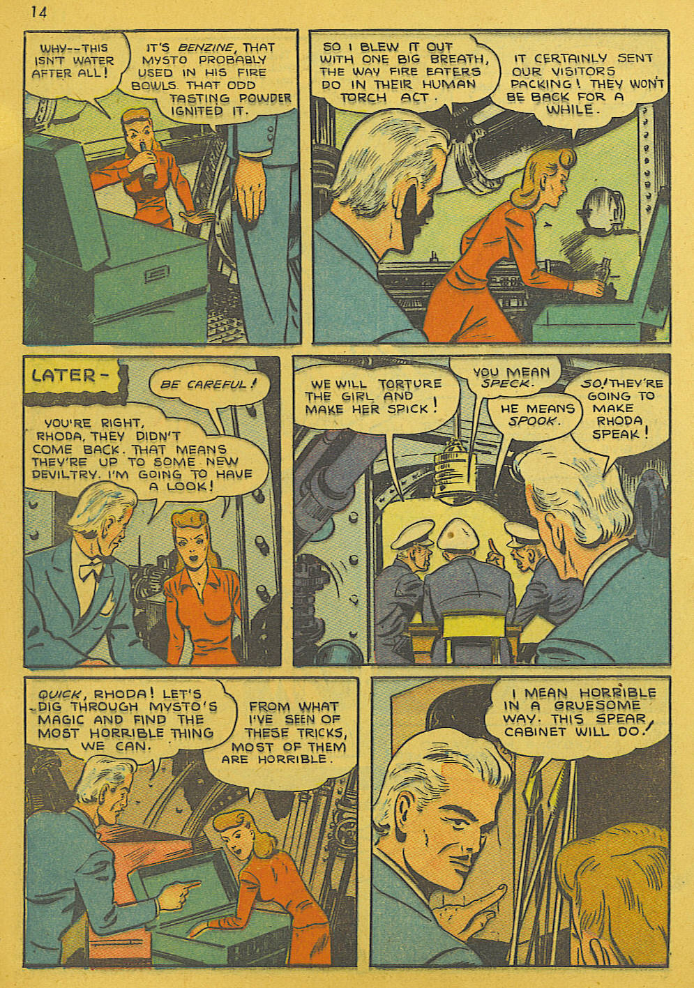 Read online Super-Magician Comics comic -  Issue #10 - 14