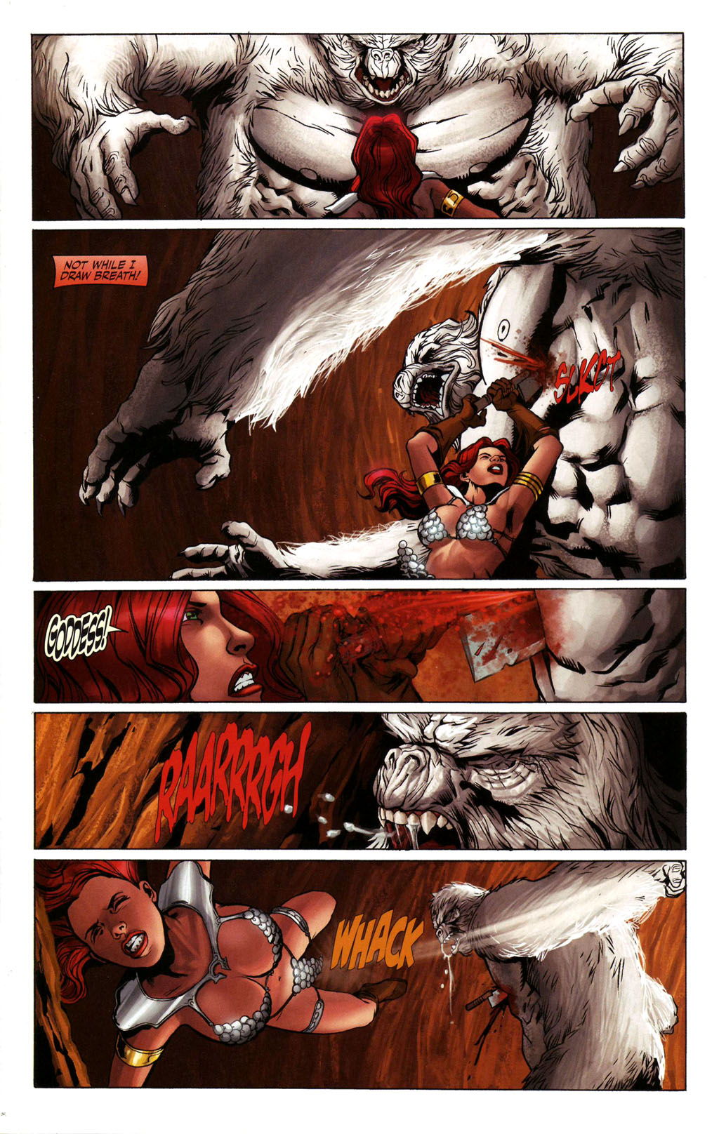 Read online Savage Red Sonja: Queen of the Frozen Wastes comic -  Issue #2 - 5