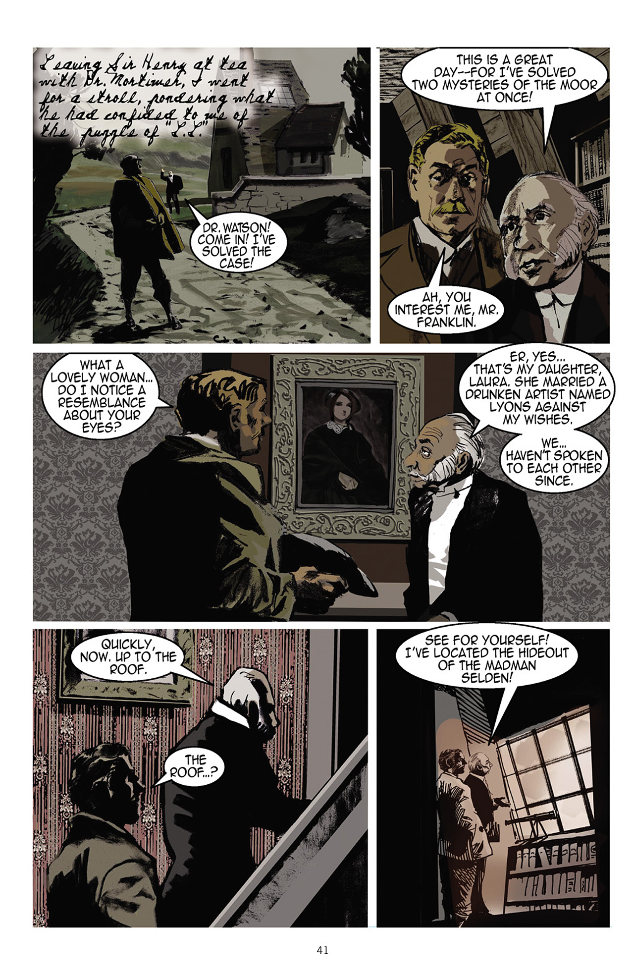 Read online The Hound of the Baskervilles comic -  Issue # TPB - 42