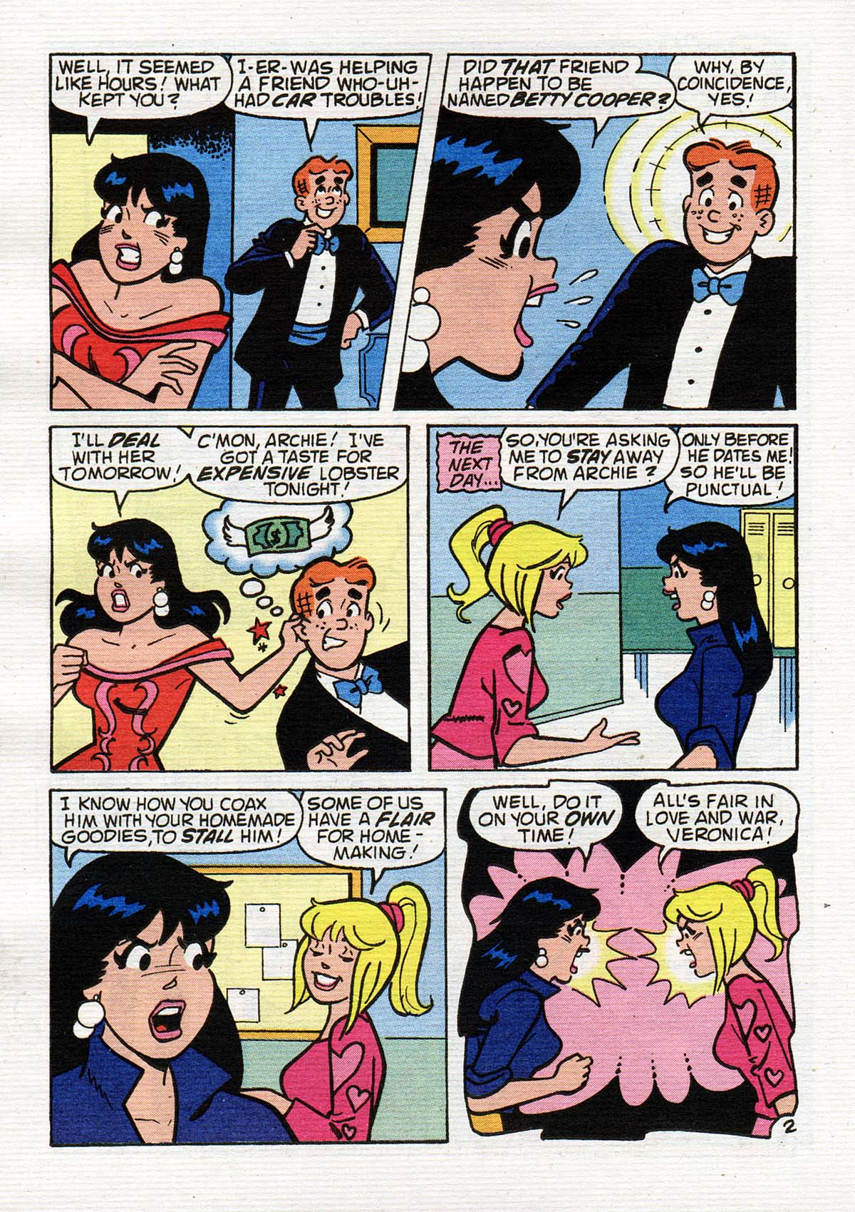 Read online Betty and Veronica Digest Magazine comic -  Issue #124 - 71