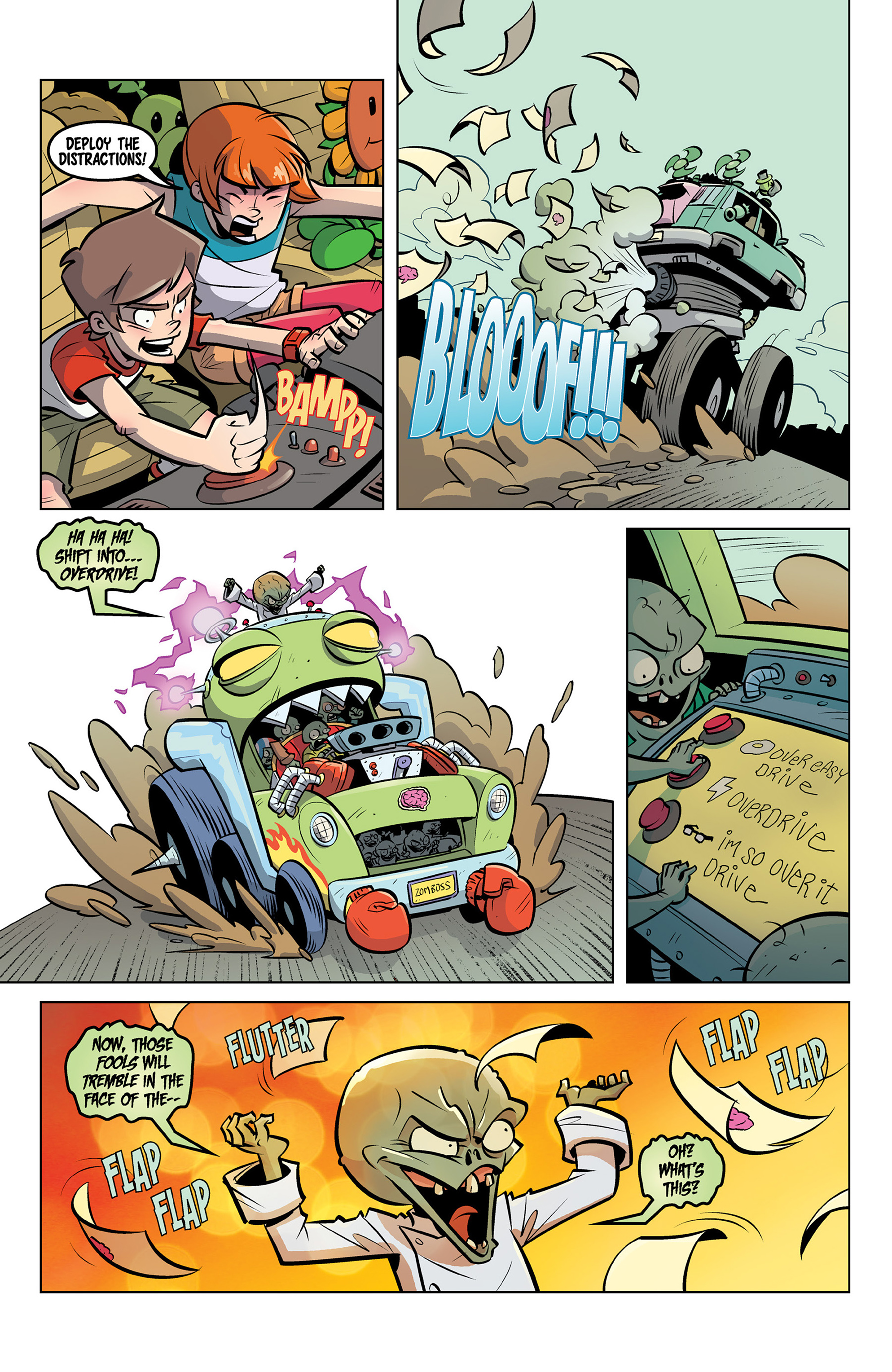 Read online Plants vs. Zombies: Petal to the Metal comic -  Issue #8 - 24