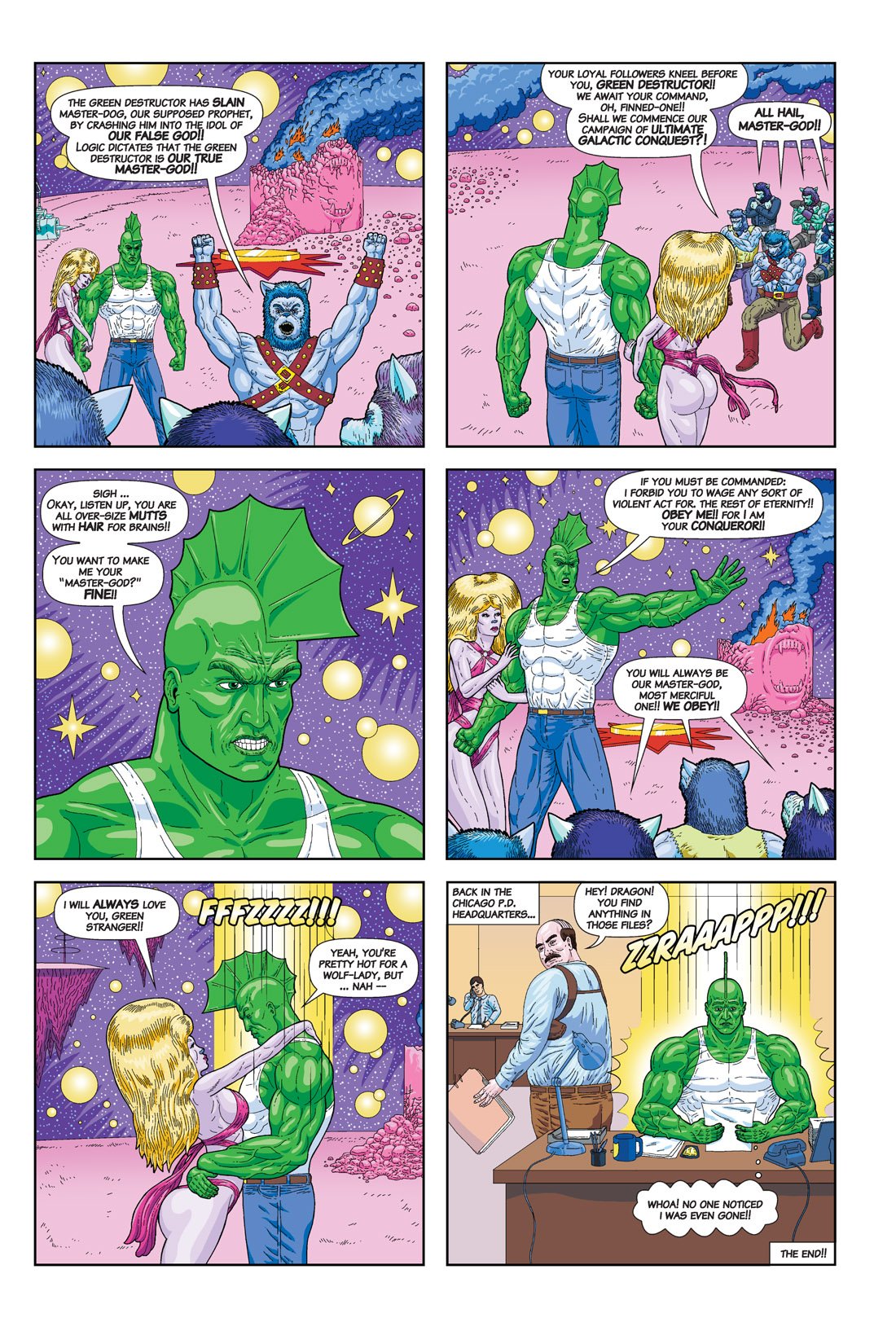 Read online Twisted Savage Dragon Funnies comic -  Issue # TPB - 28