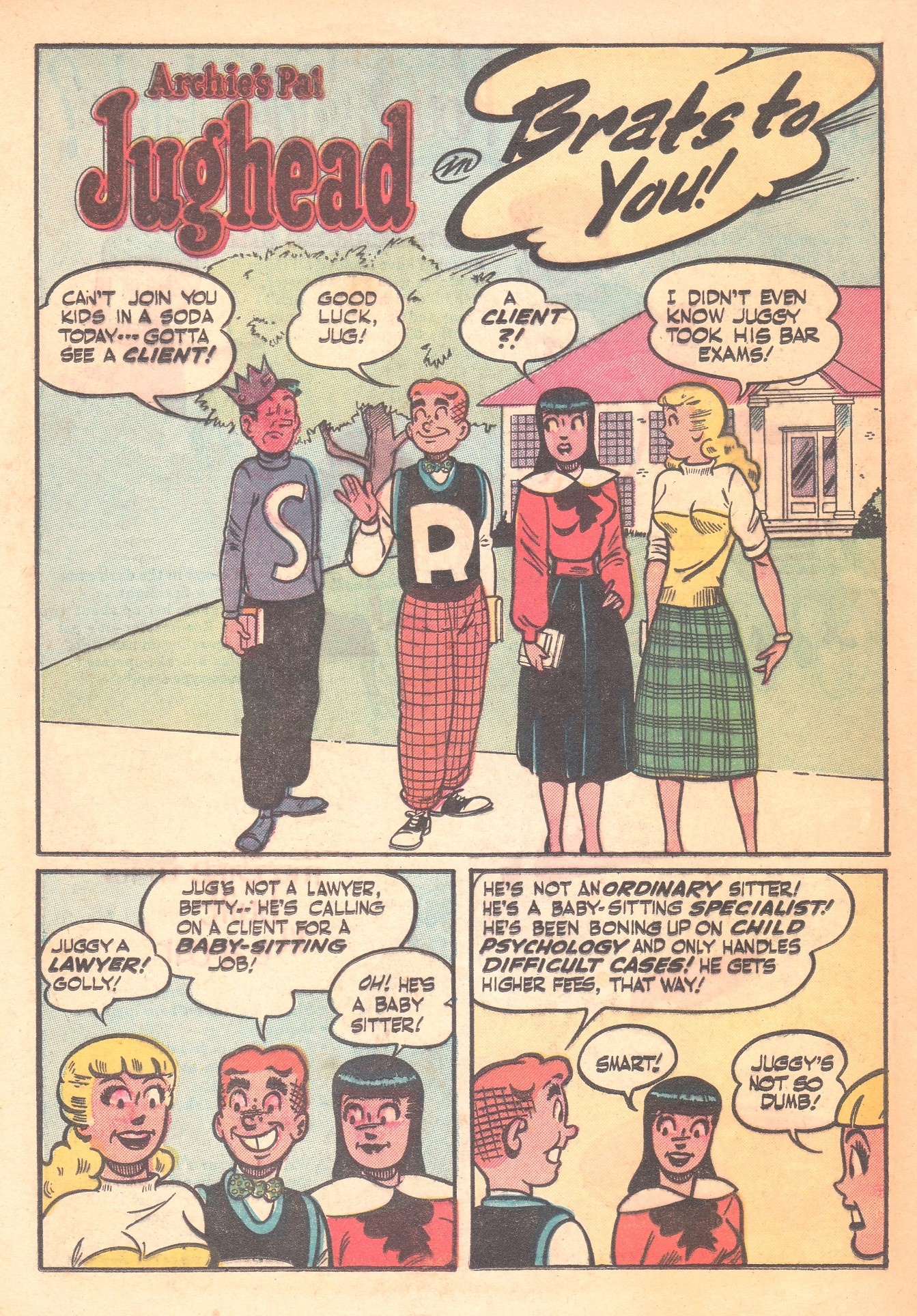 Read online Archie's Pal Jughead comic -  Issue #16 - 16