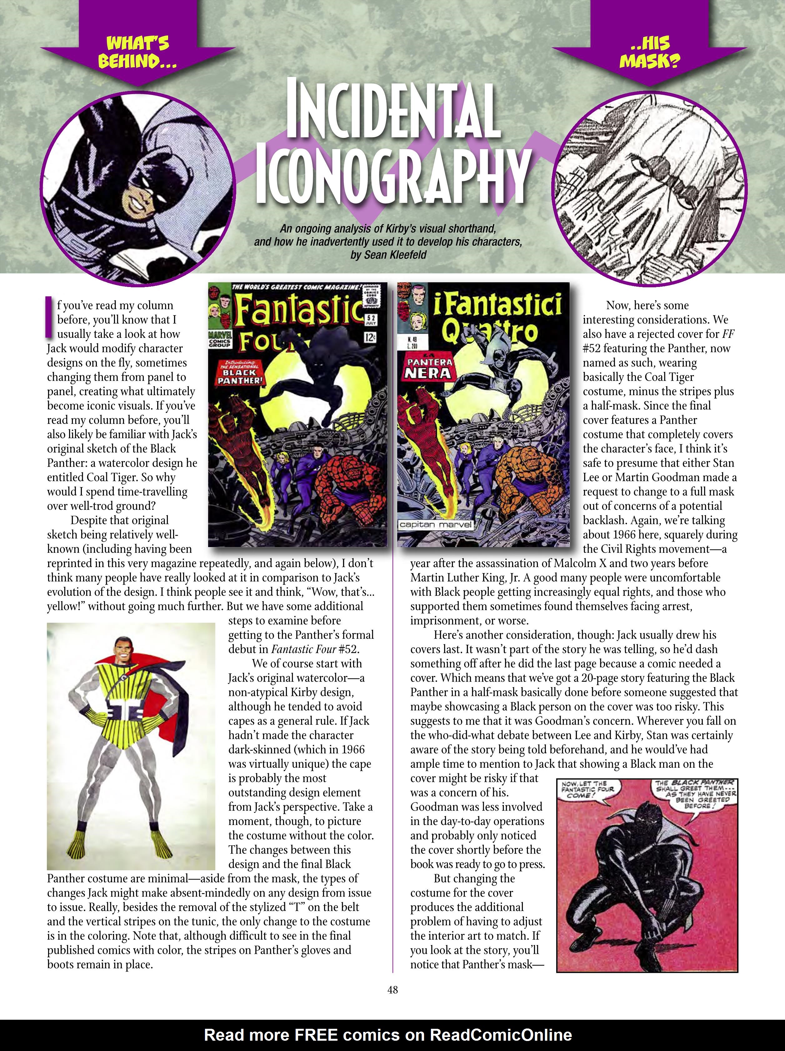 Read online The Jack Kirby Collector comic -  Issue #68 - 50