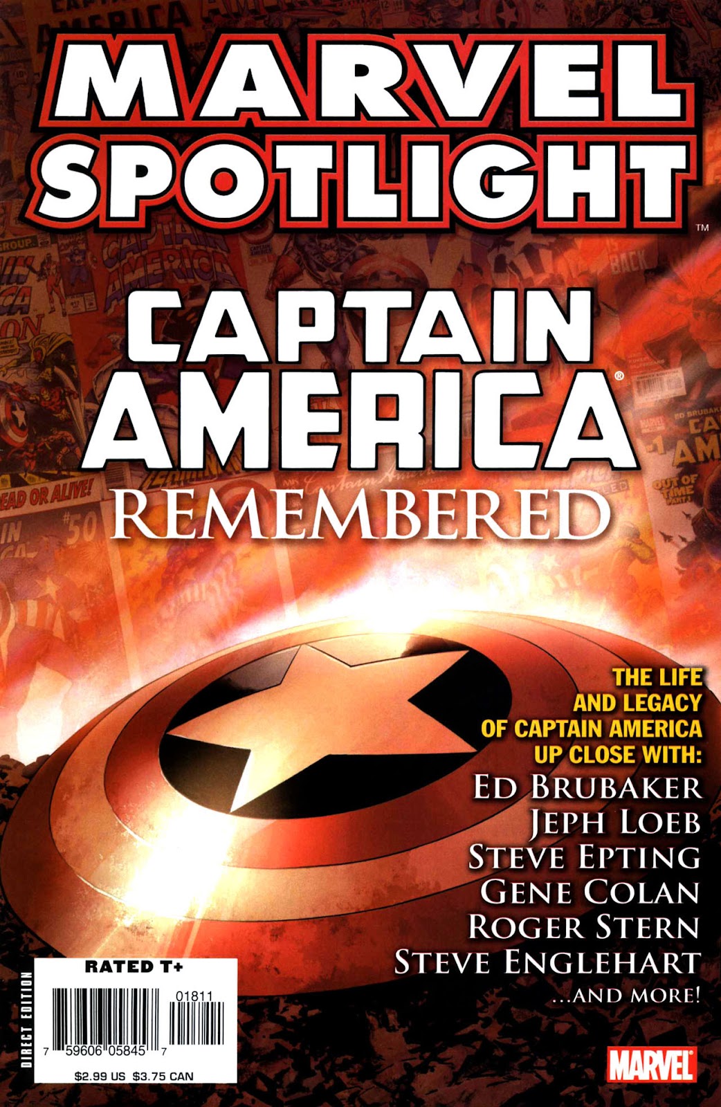 Marvel Spotlight: Captain America Remembered issue Full - Page 1