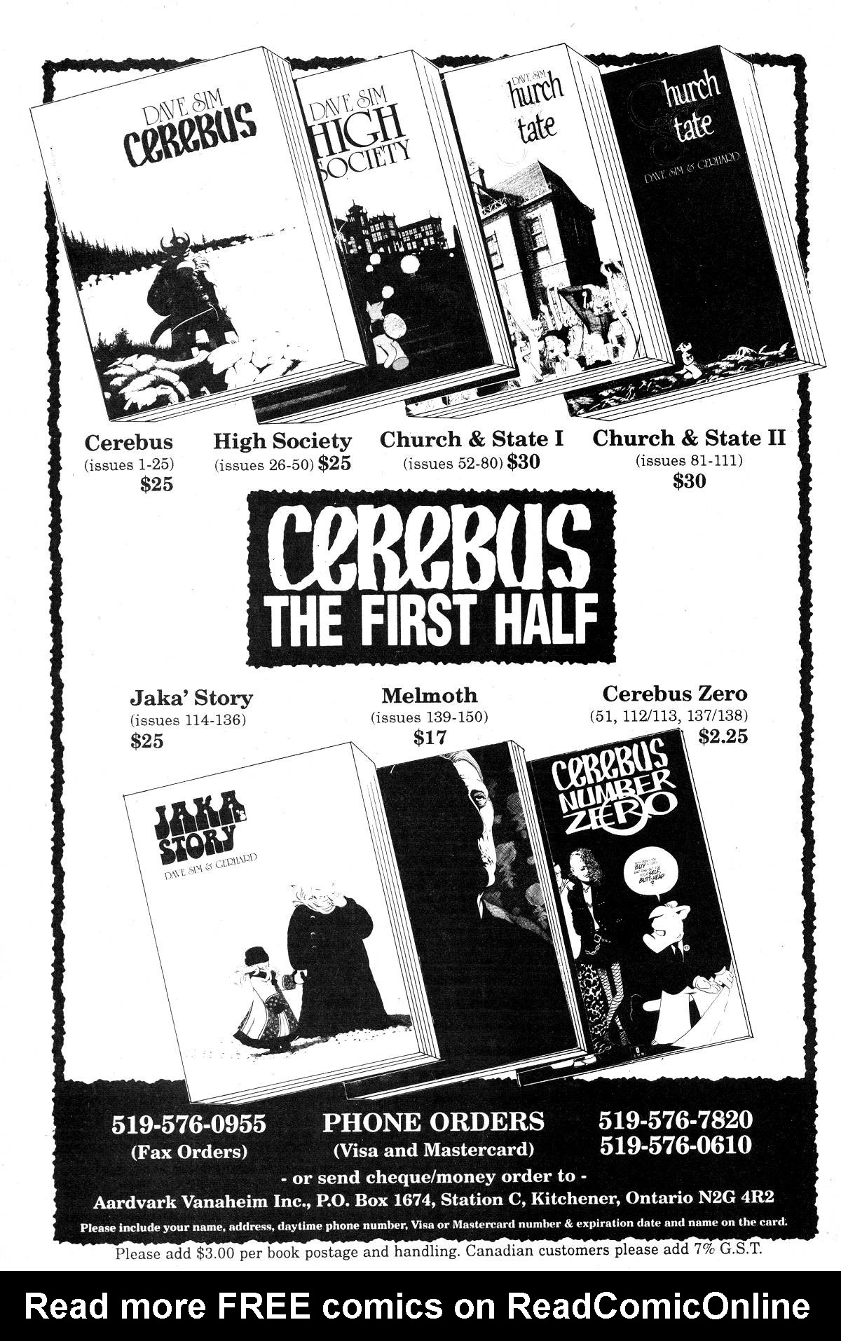 Read online Cerebus comic -  Issue #214 - 26