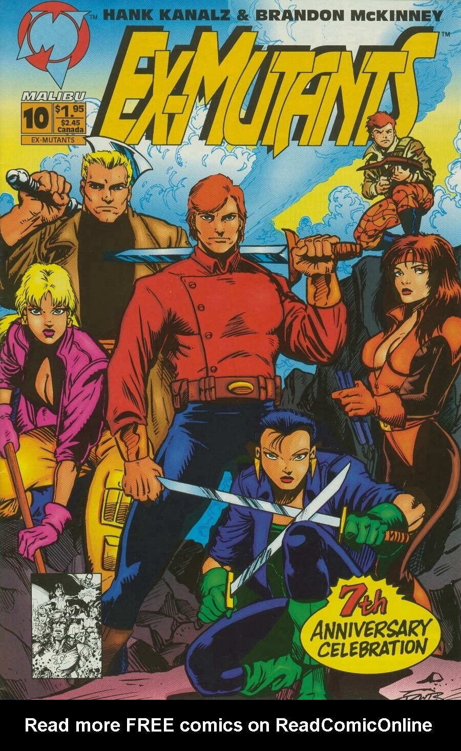 Read online Ex-Mutants comic -  Issue #10 - 1