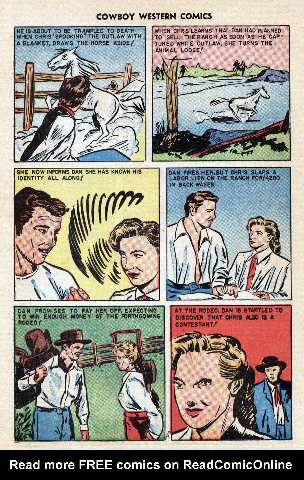 Read online Cowboy Western Comics (1948) comic -  Issue #25 - 24