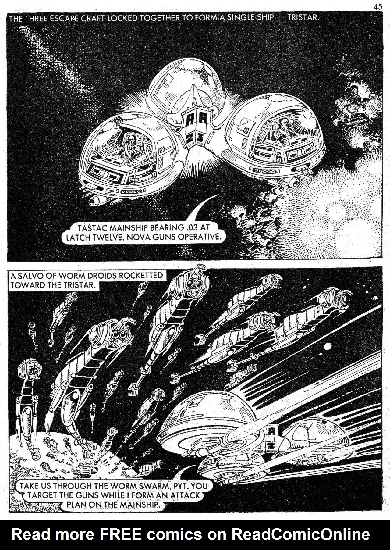 Read online Starblazer comic -  Issue #132 - 45