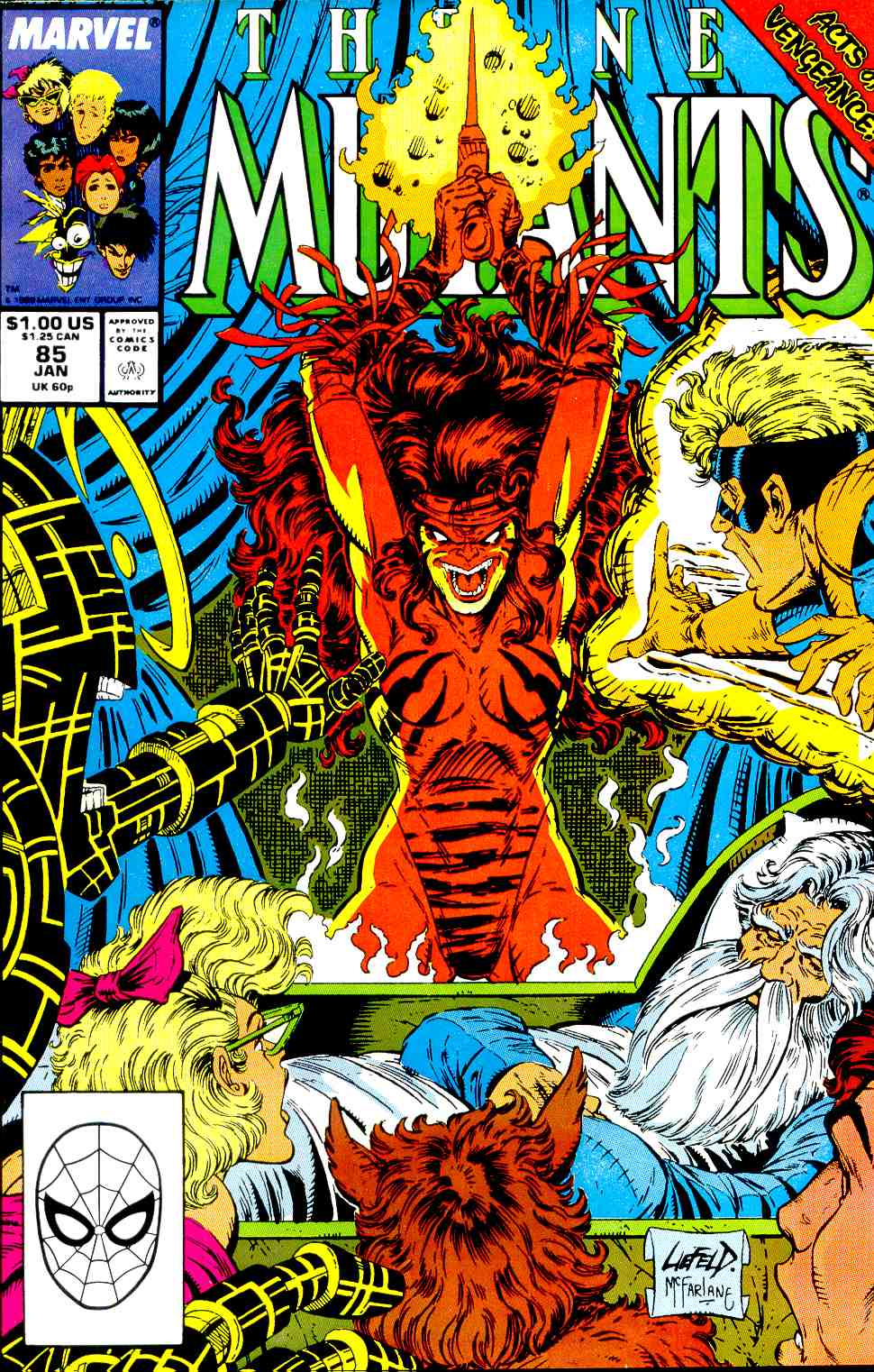 Read online The New Mutants comic -  Issue #85 - 1