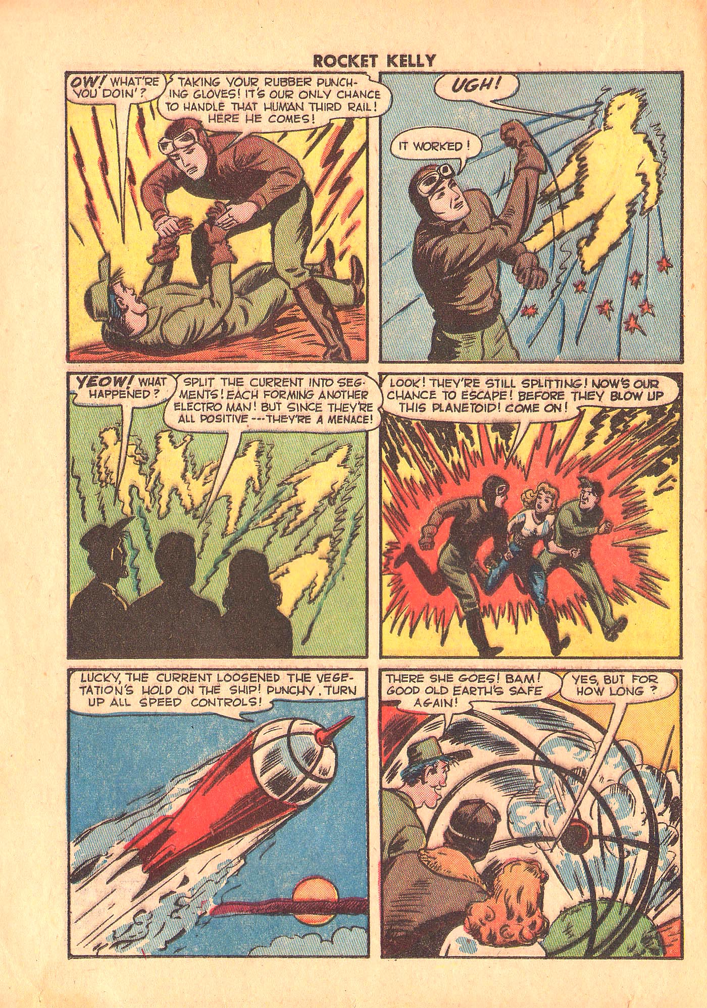 Read online Rocket Kelly (1945) comic -  Issue #1 - 12