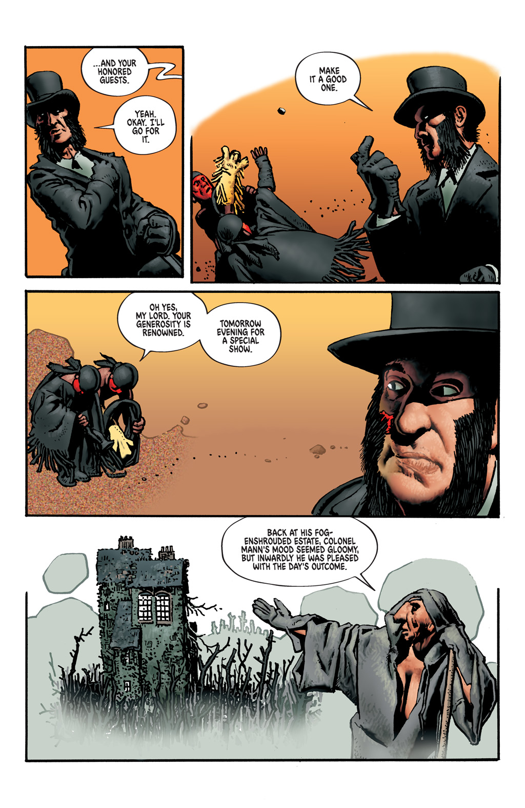 Read online Edgar Allan Poe's The Conqueror Worm comic -  Issue # Full - 9