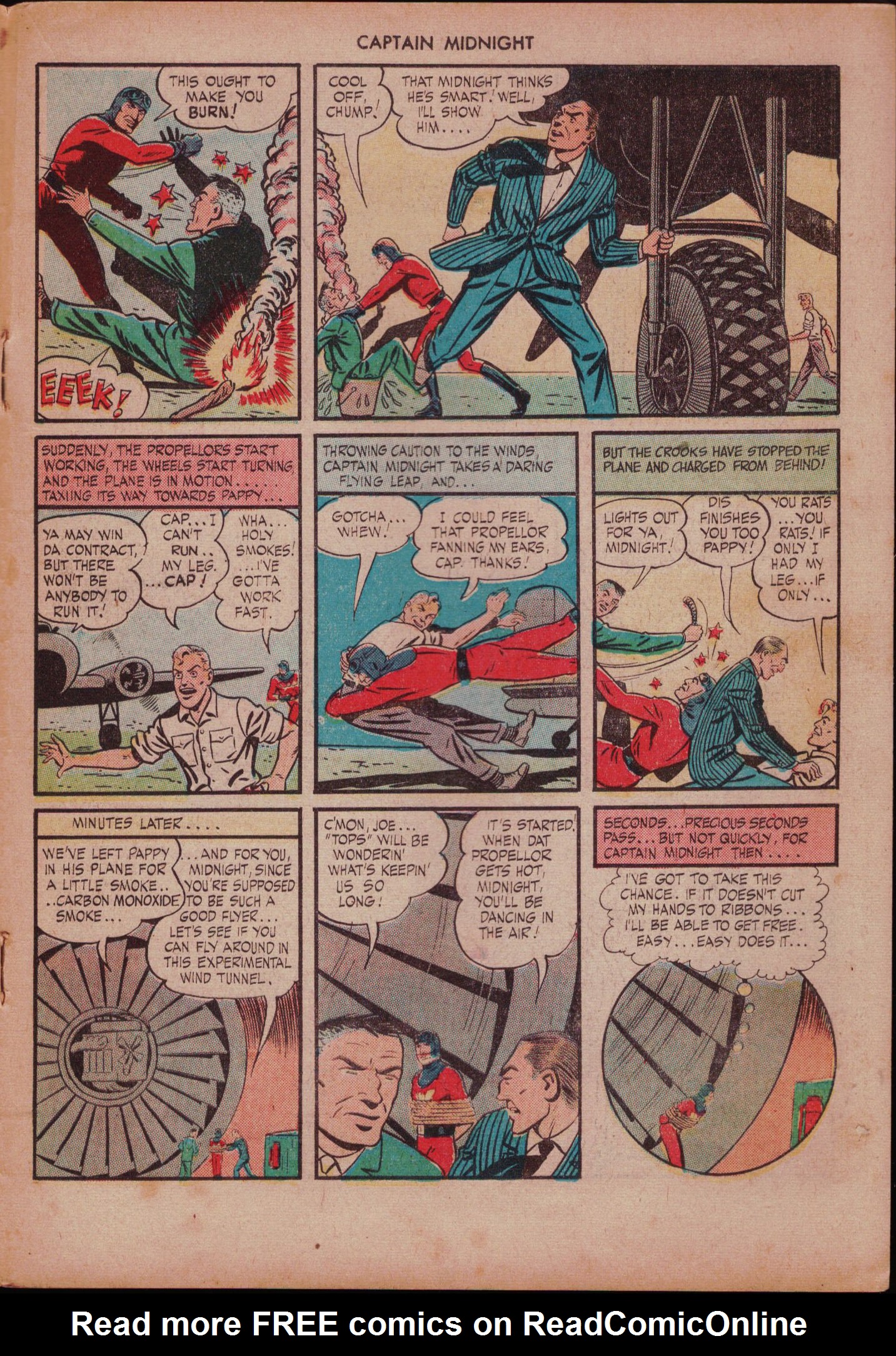 Read online Captain Midnight (1942) comic -  Issue #28 - 19
