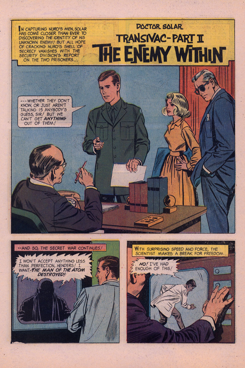 Read online Doctor Solar, Man of the Atom (1962) comic -  Issue #9 - 22