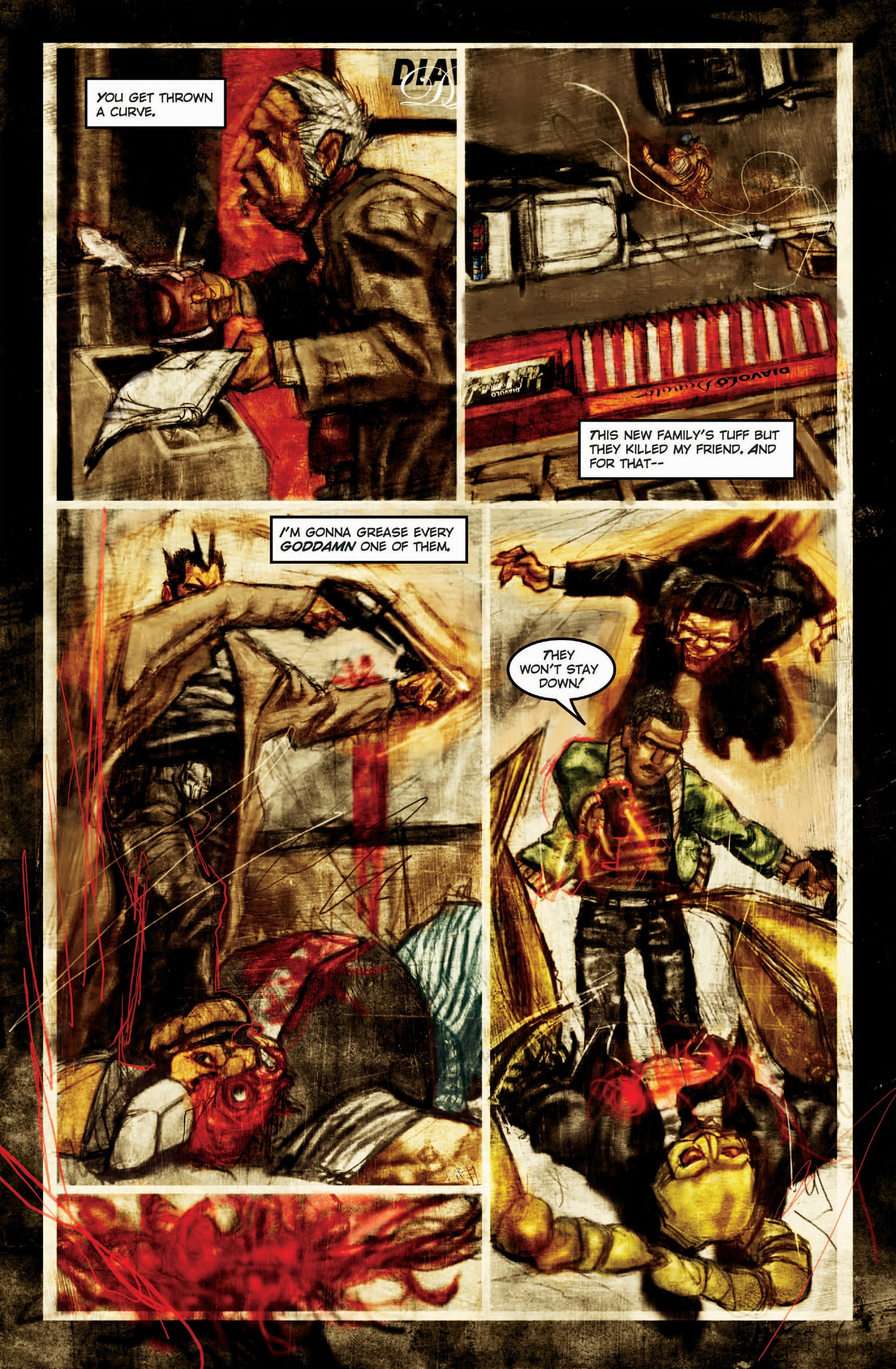 Read online Trenchcoats, Cigarettes and Shotguns comic -  Issue #2 - 4