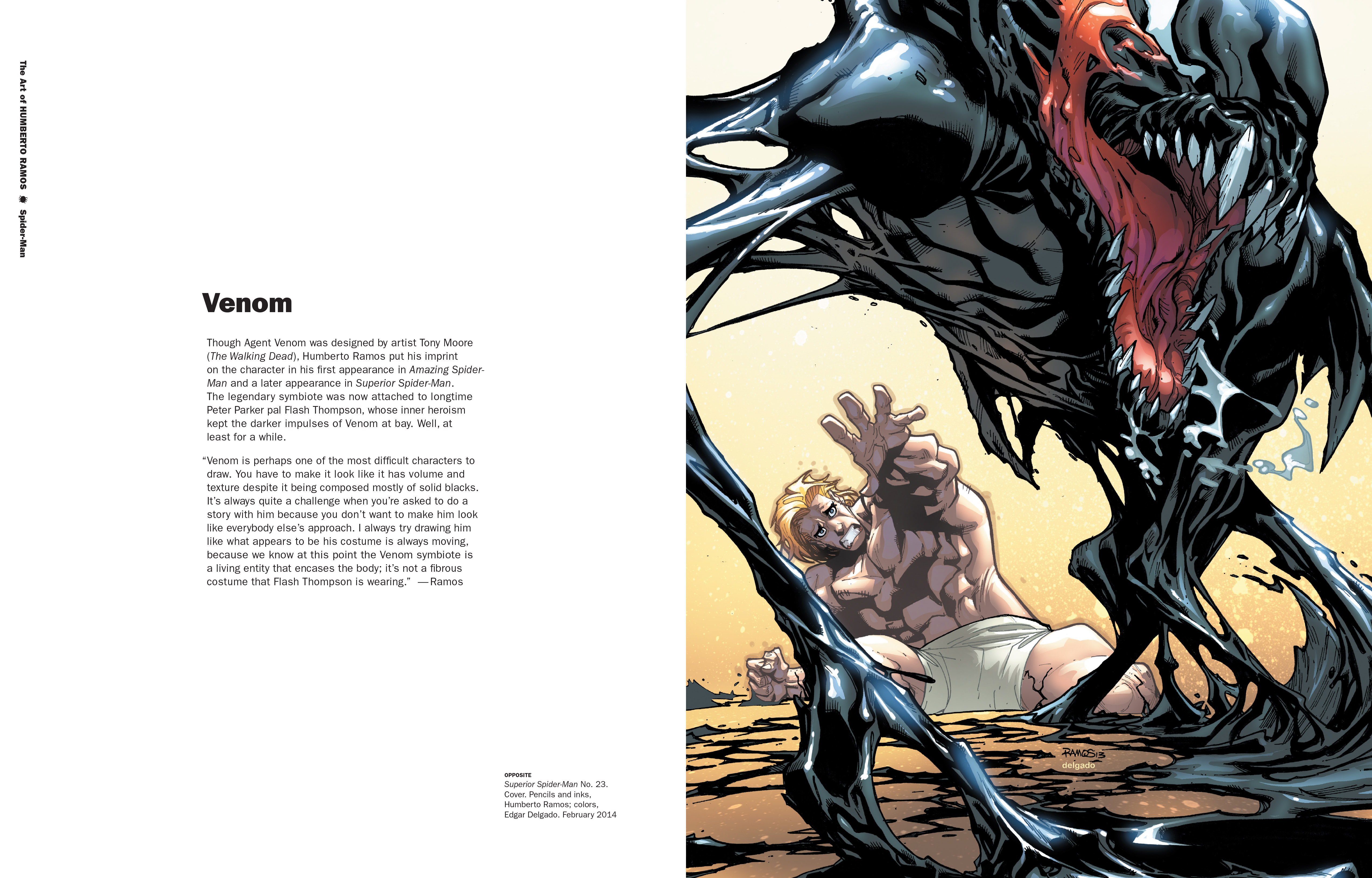 Read online Marvel Monograph: The Art of Humberto Ramos: Spider-Man comic -  Issue # TPB - 22