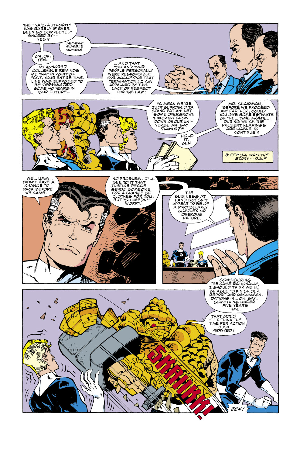 Read online Fantastic Four (1961) comic -  Issue #353 - 6