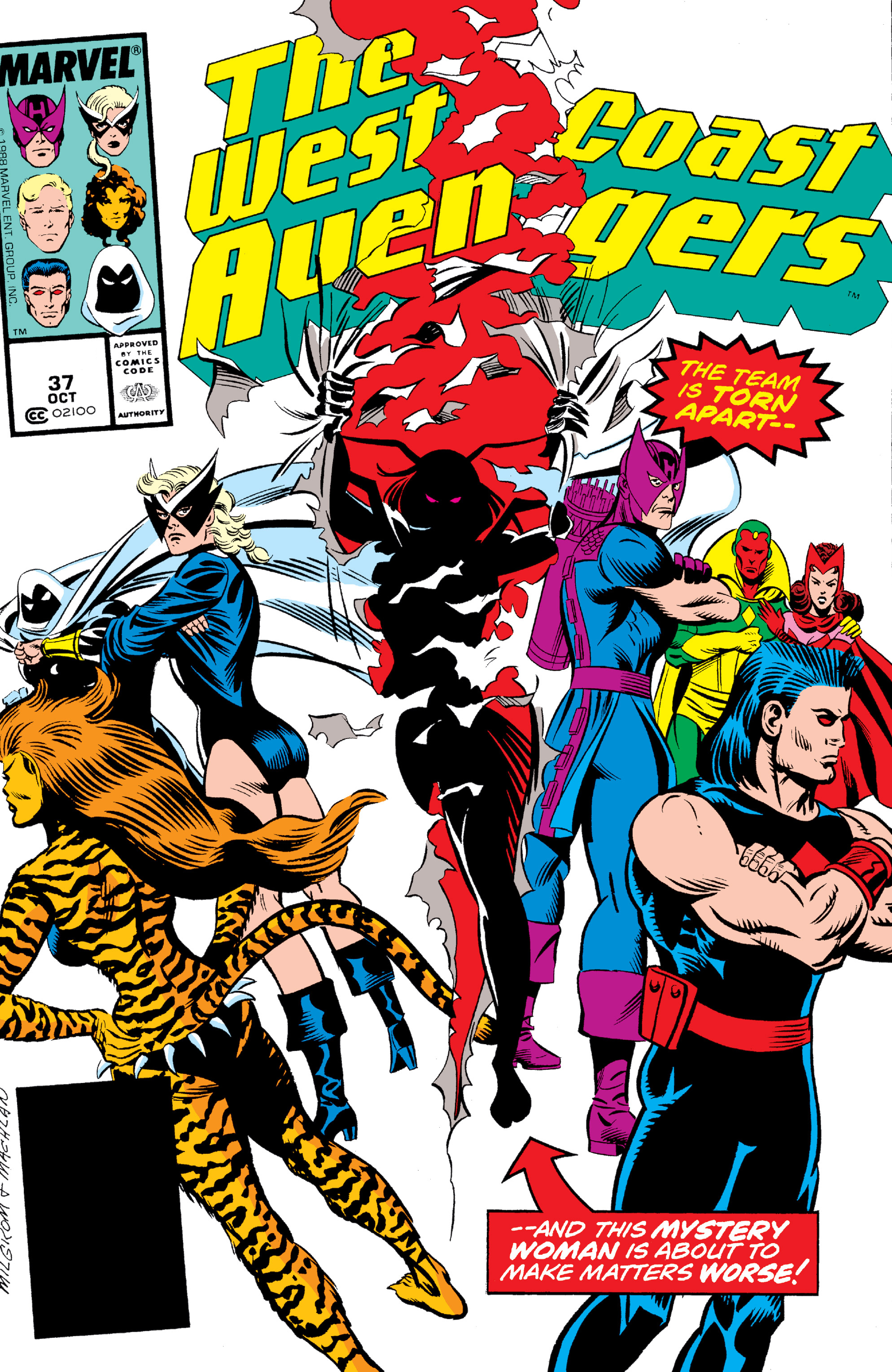 Read online West Coast Avengers (1985) comic -  Issue #37 - 1