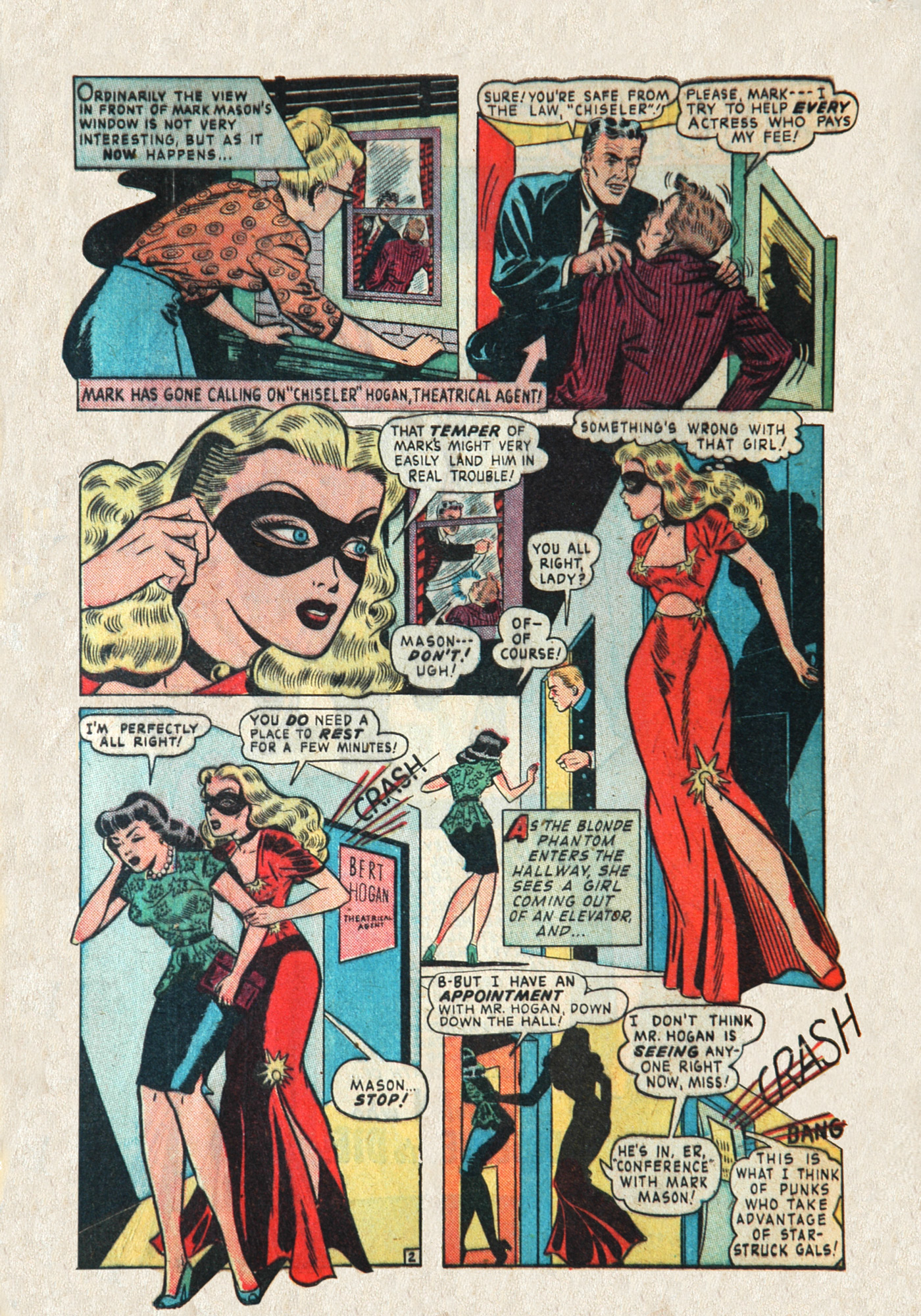 Read online Blonde Phantom Comics comic -  Issue #15 - 4