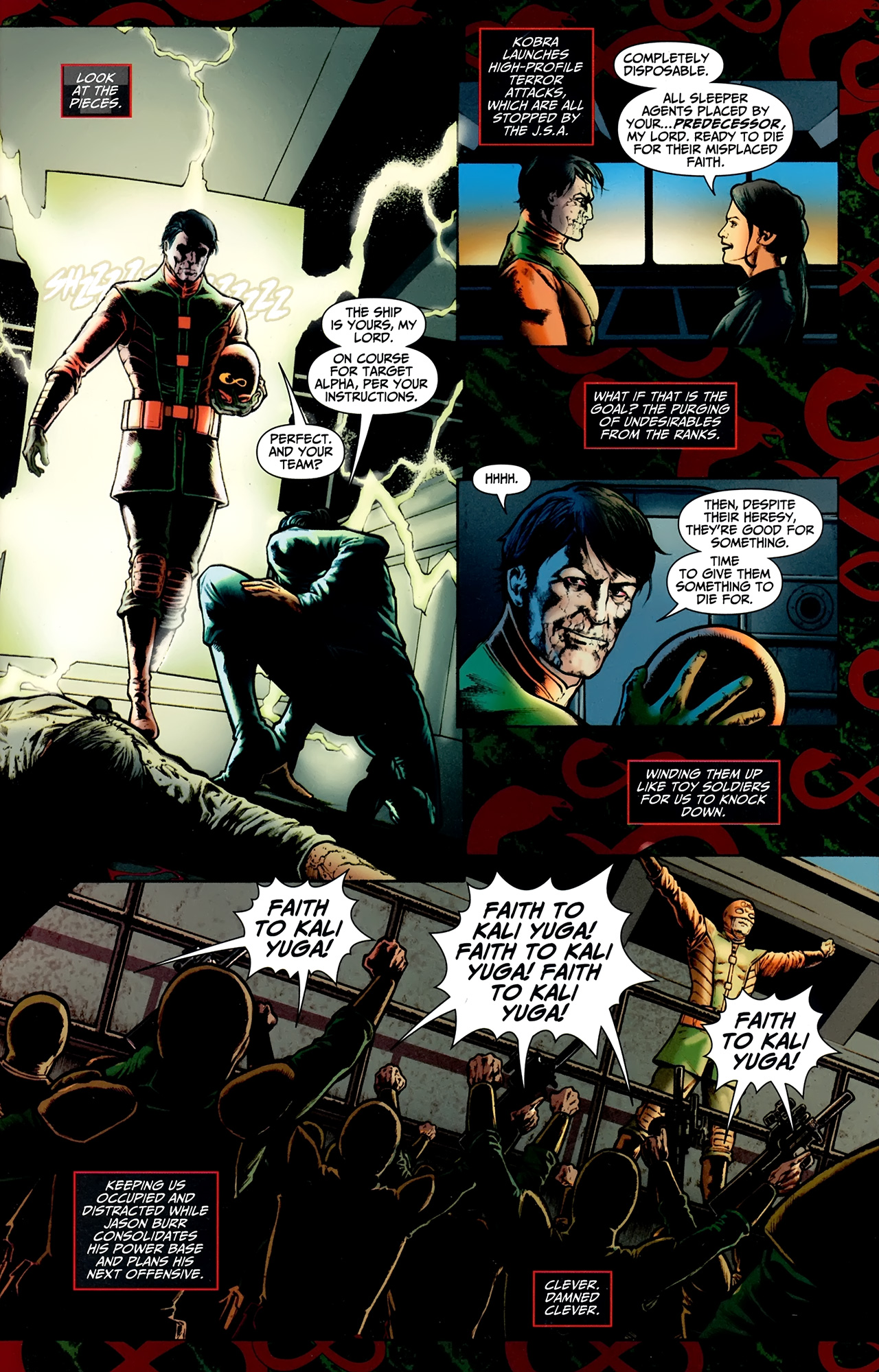 Read online JSA vs. Kobra comic -  Issue #4 - 9