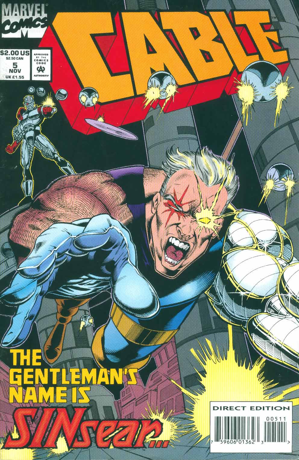 Read online Cable (1993) comic -  Issue #5 - 1