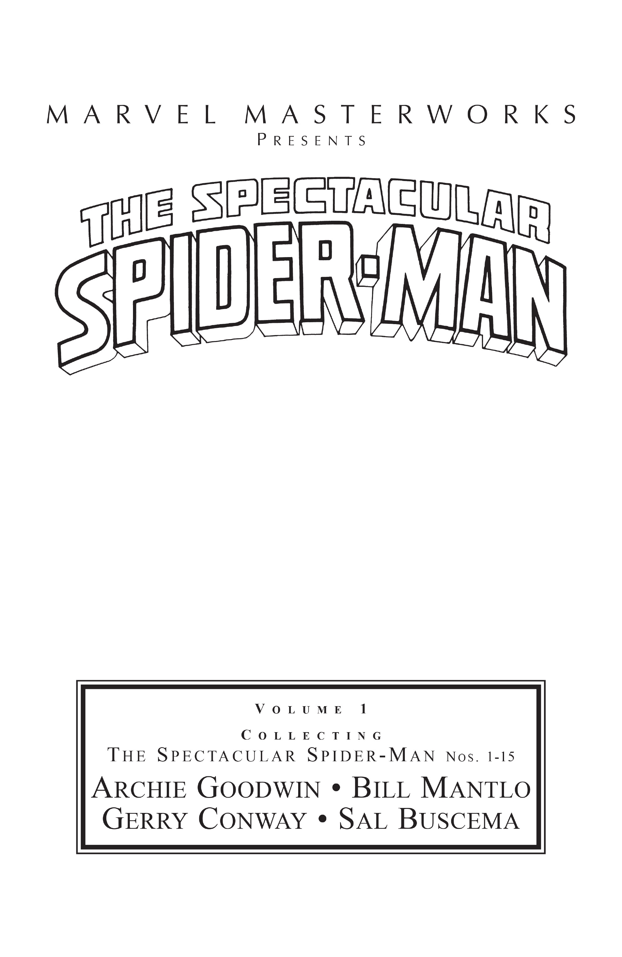 Read online Marvel Masterworks: The Spectacular Spider-Man comic -  Issue # TPB (Part 1) - 2