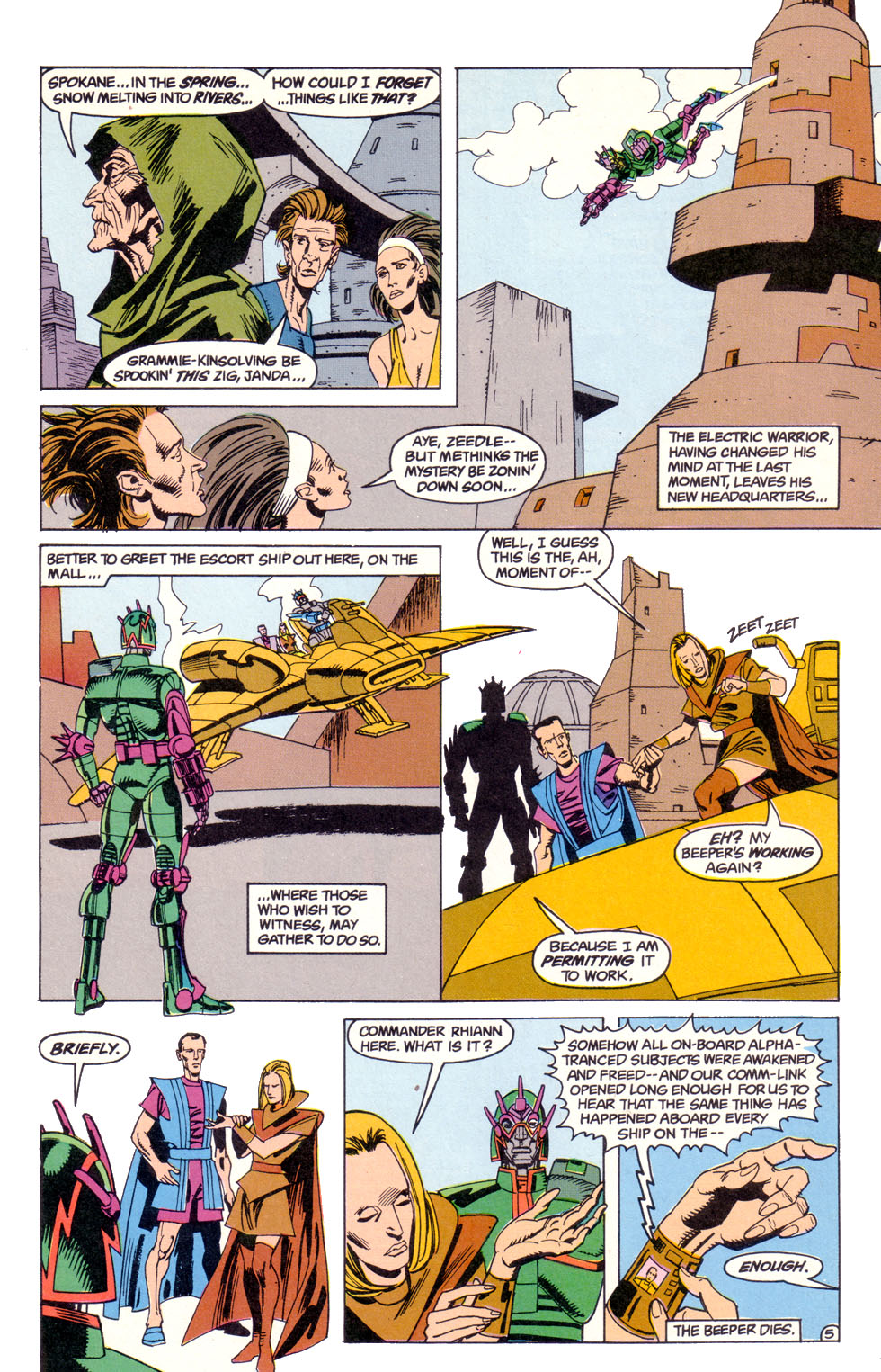 Read online Electric Warrior comic -  Issue #18 - 7