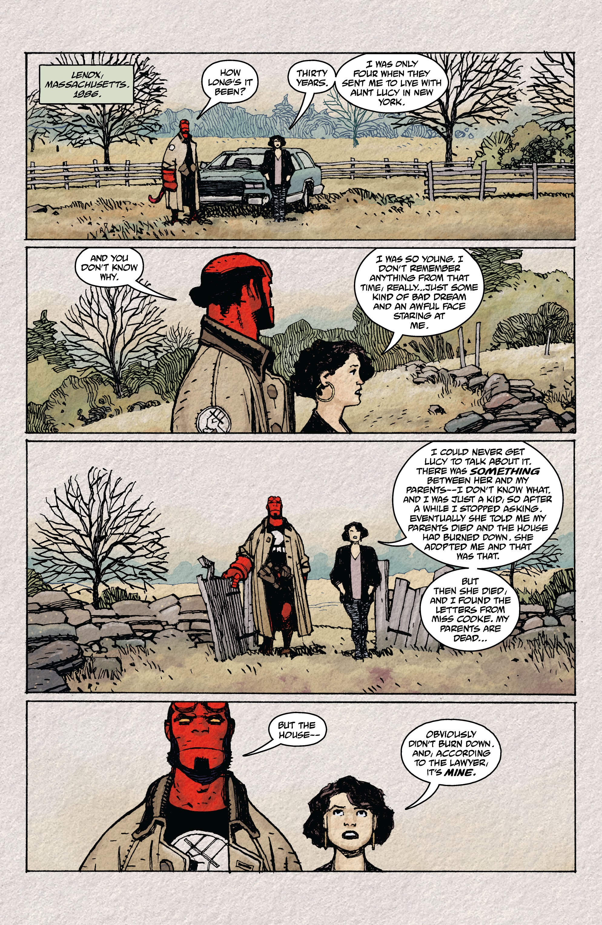 Read online Hellboy and the B.P.R.D.: Old Man Whittier comic -  Issue # Full - 3