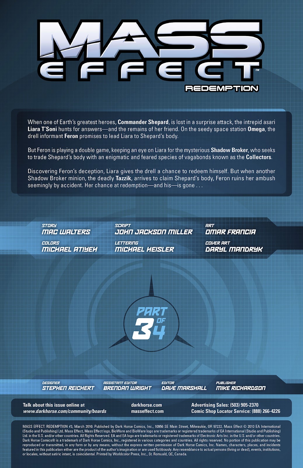 Mass Effect: Redemption Issue #3 #3 - English 2 Mass Effect: Redemption Issue #3 #3 - English 2