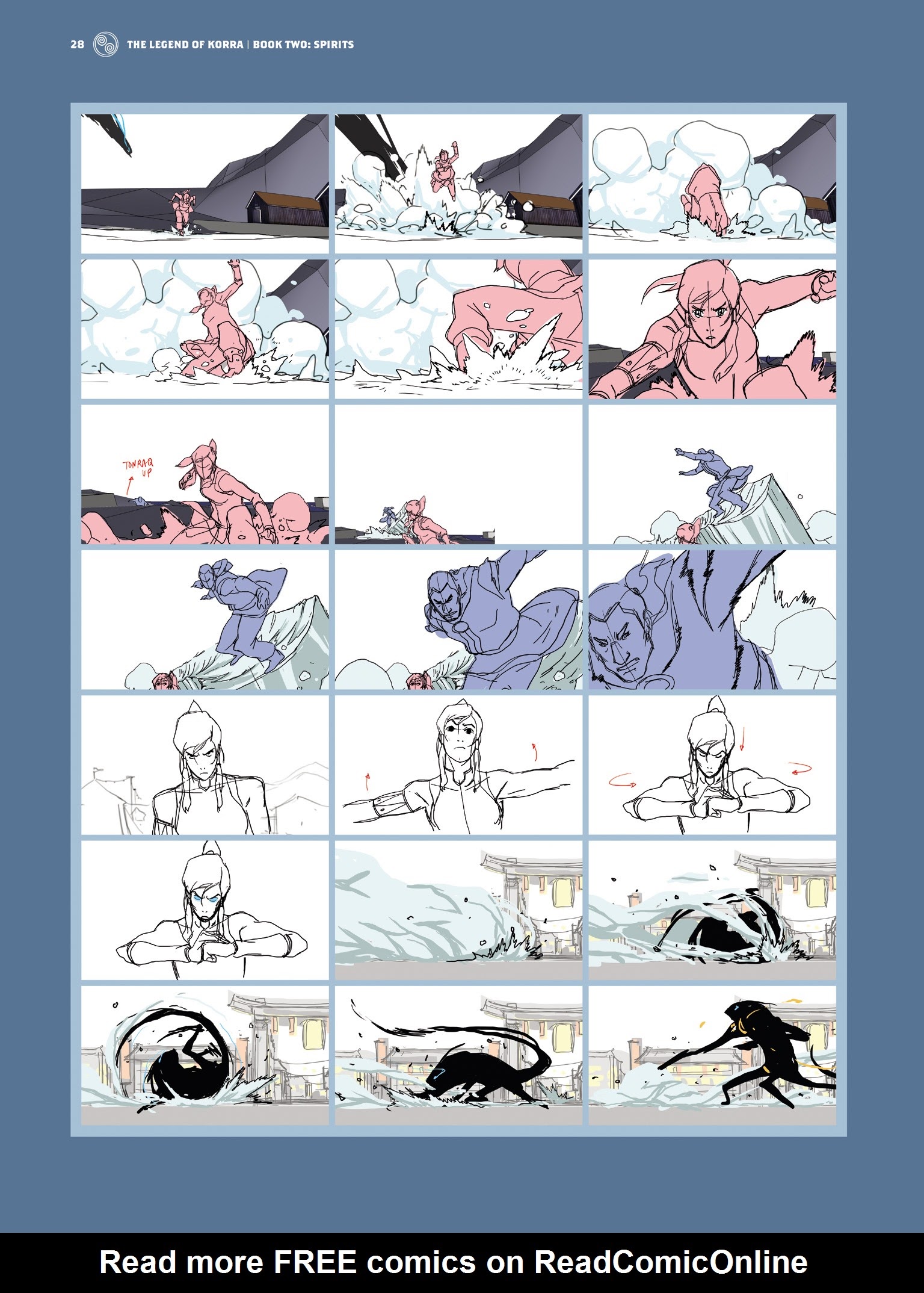Read online The Legend of Korra: The Art of the Animated Series comic -  Issue # TPB 2 - 28