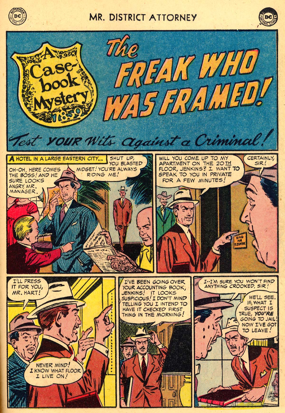 Read online Mr. District Attorney comic -  Issue #43 - 21