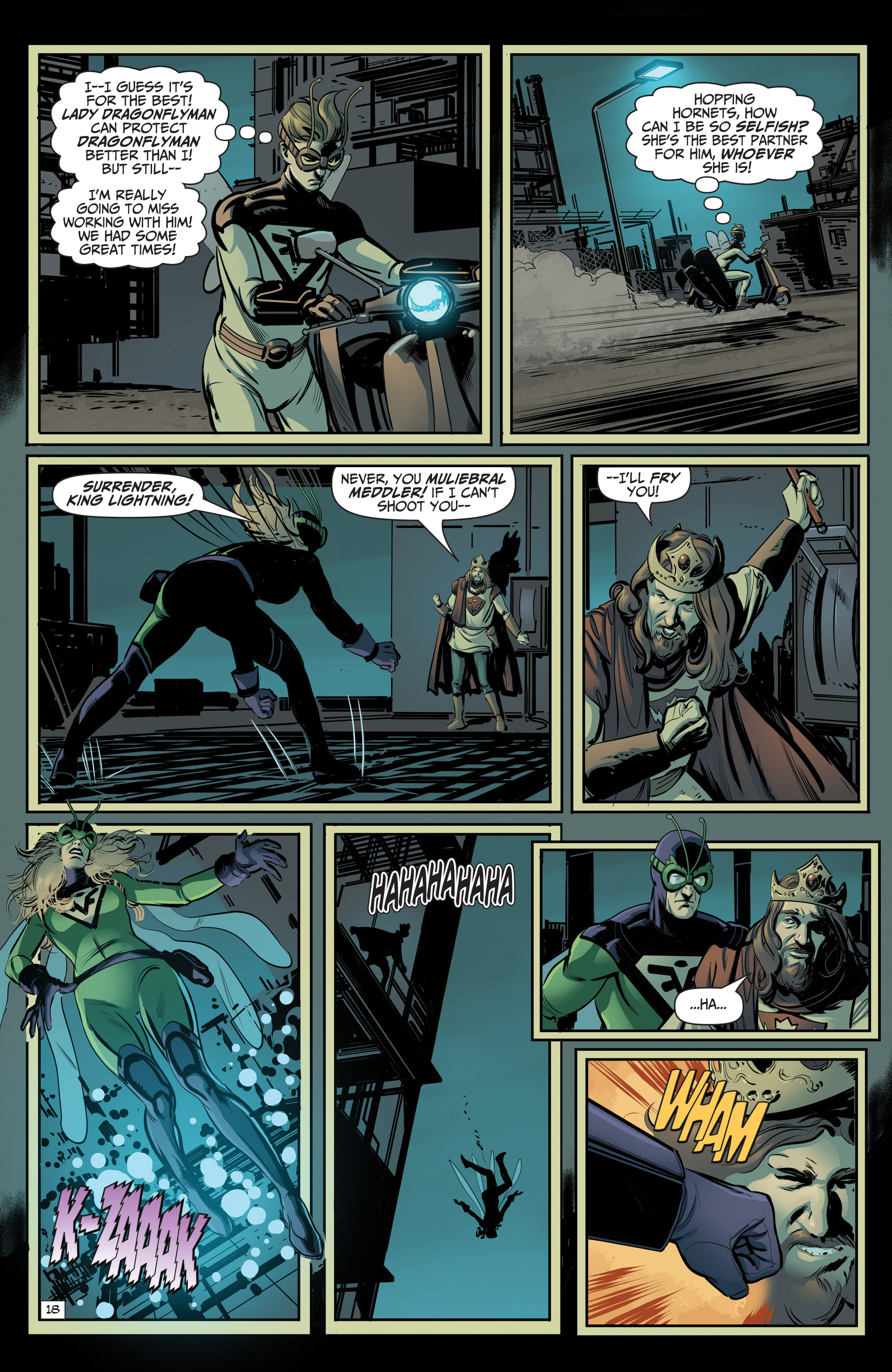 Read online Dragonfly & Dragonflyman comic -  Issue #3 - 19