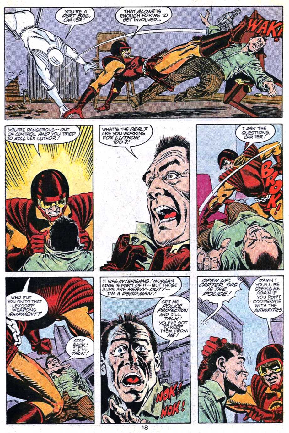 Read online Adventures of Superman (1987) comic -  Issue #447 - 18