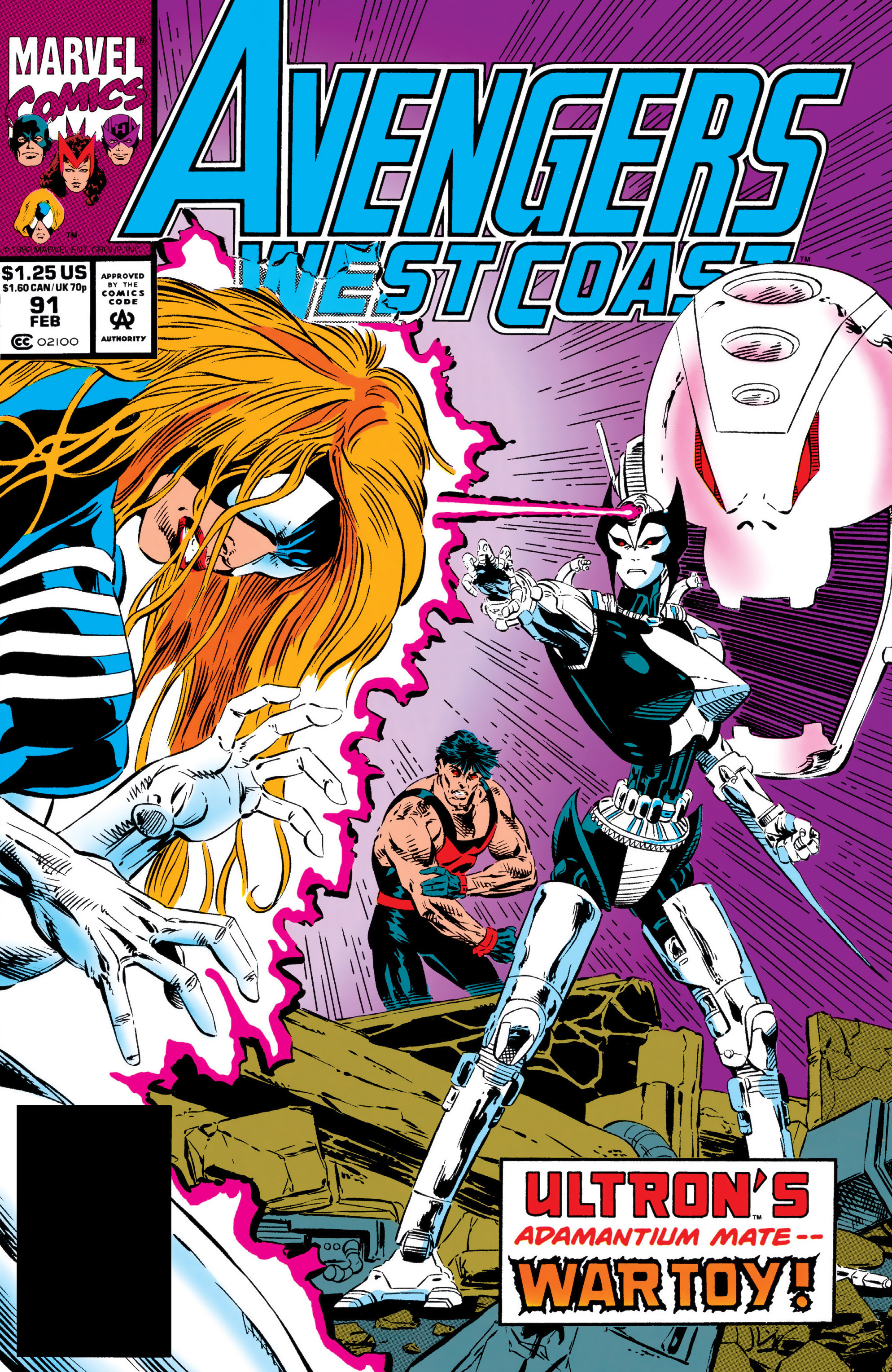 Read online Avengers West Coast (1989) comic -  Issue #91 - 1