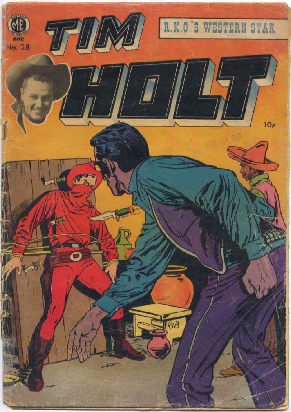 Read online Tim Holt comic -  Issue #28 - 1