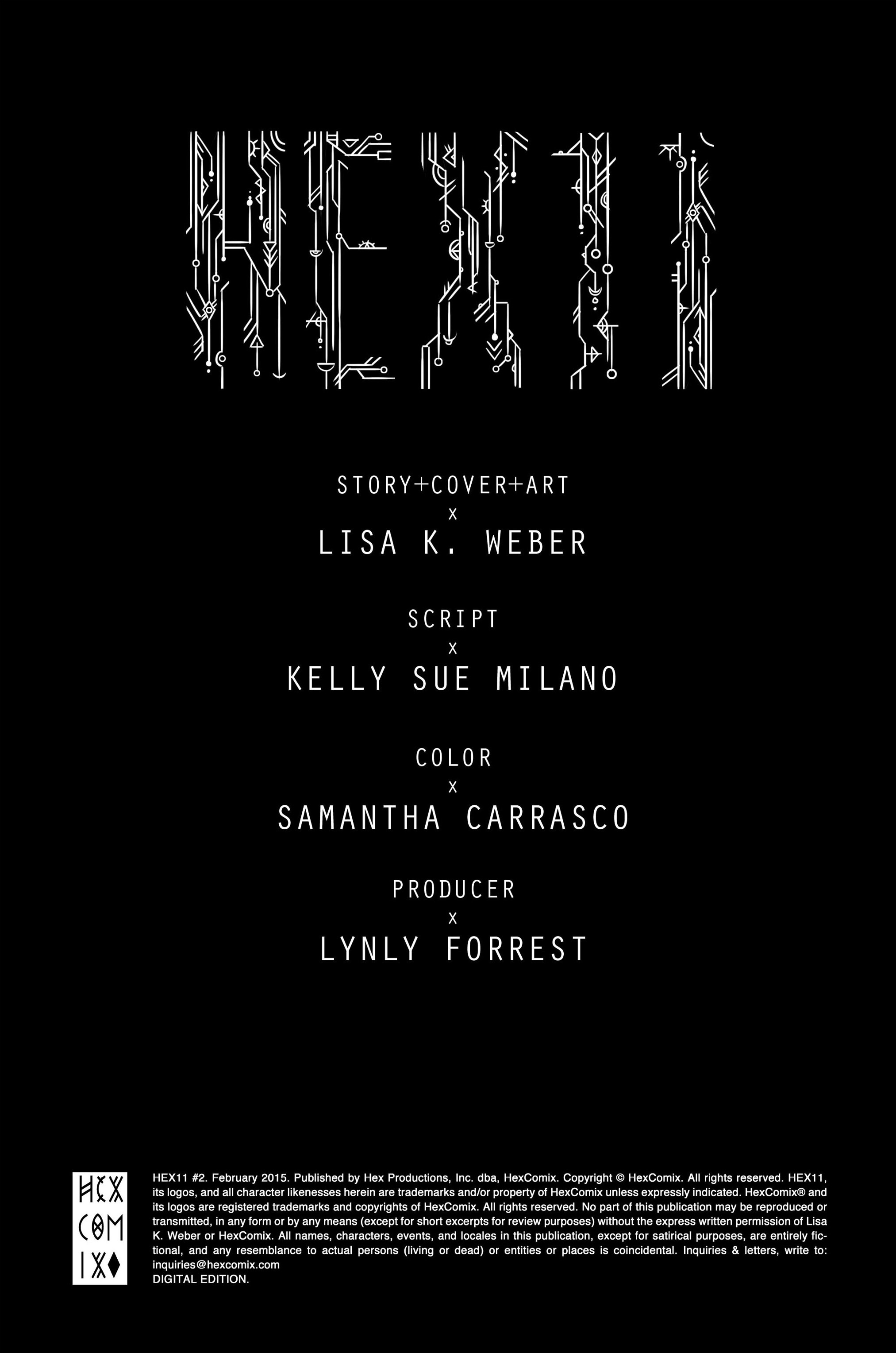 Read online Hex11 comic -  Issue #2 - 2