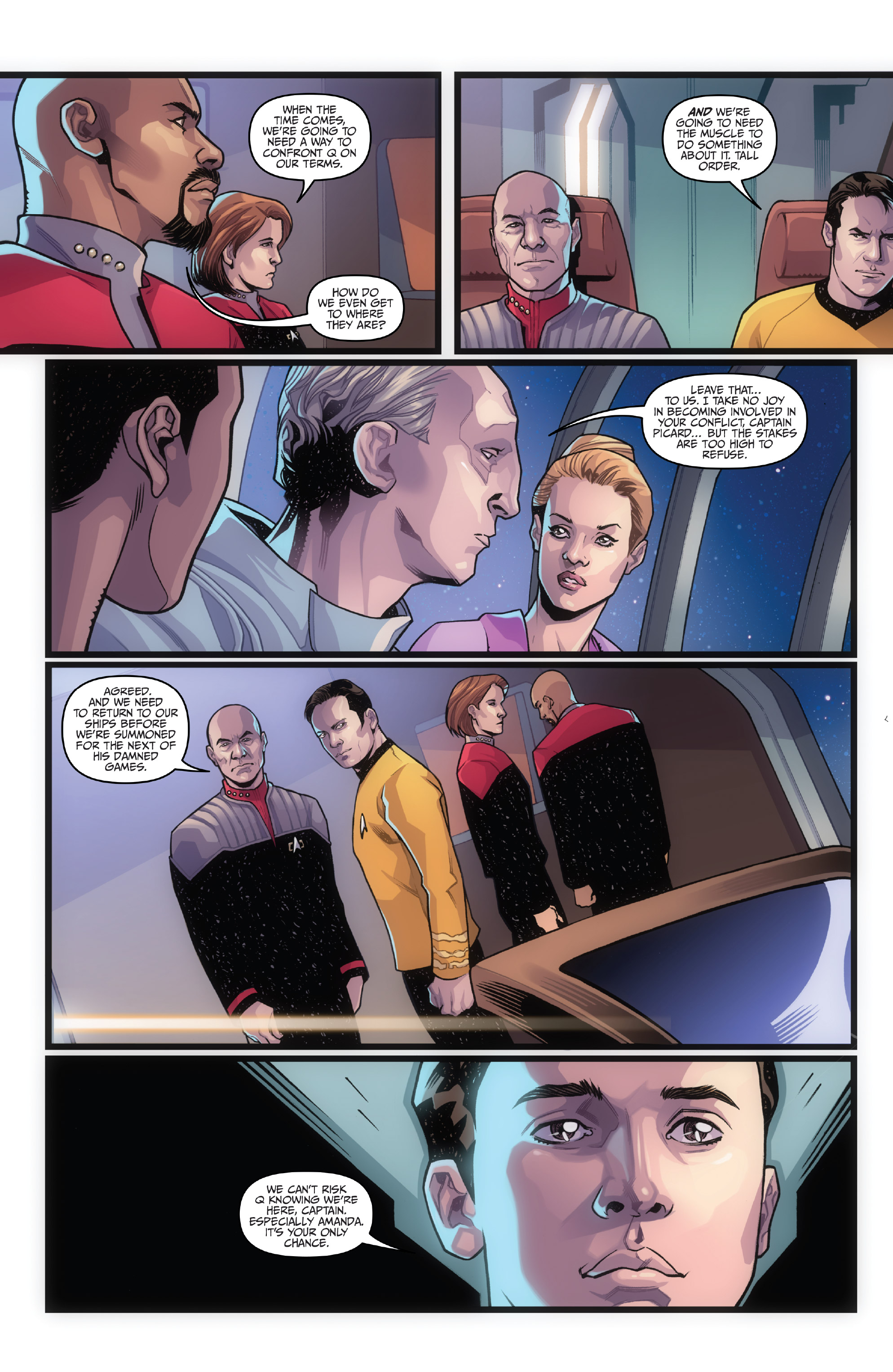 Read online Star Trek: The Q Conflict comic -  Issue #6 - 6