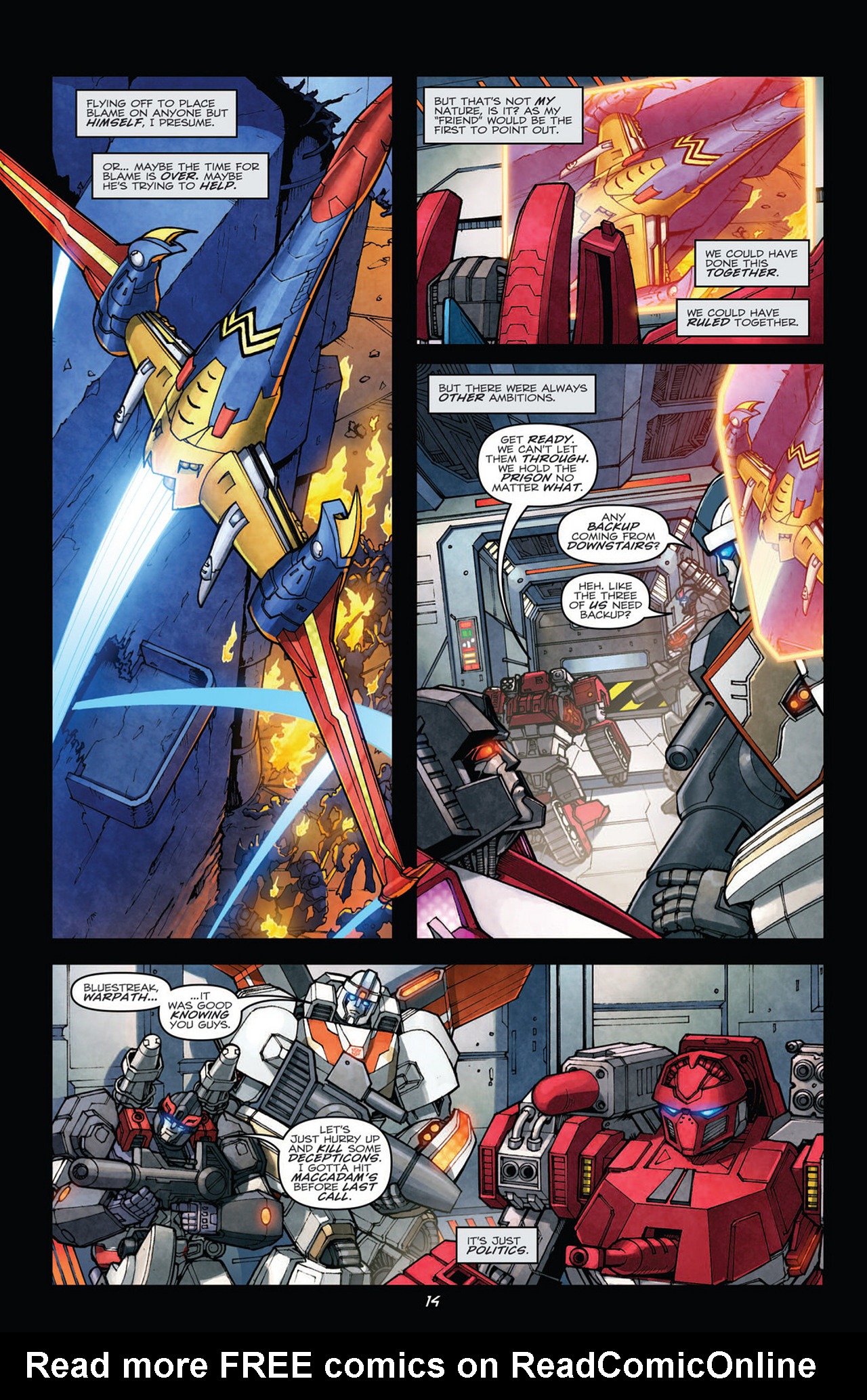 Read online Transformers: Robots In Disguise (2012) comic -  Issue #13 - 16