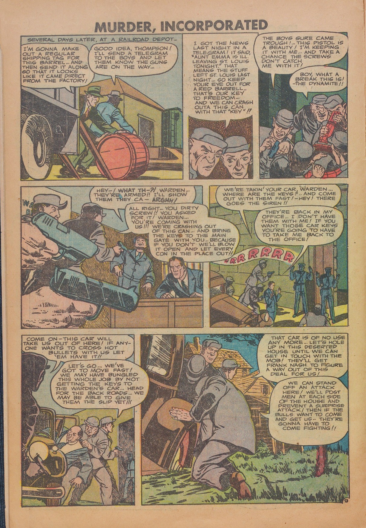 Read online Murder Incorporated (1948) comic -  Issue #11 - 10