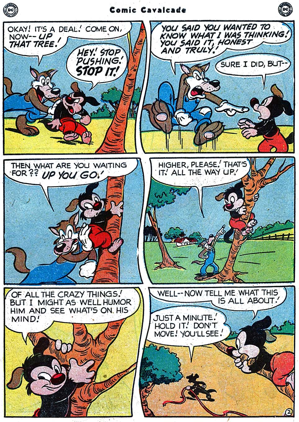 Read online Comic Cavalcade comic -  Issue #38 - 47